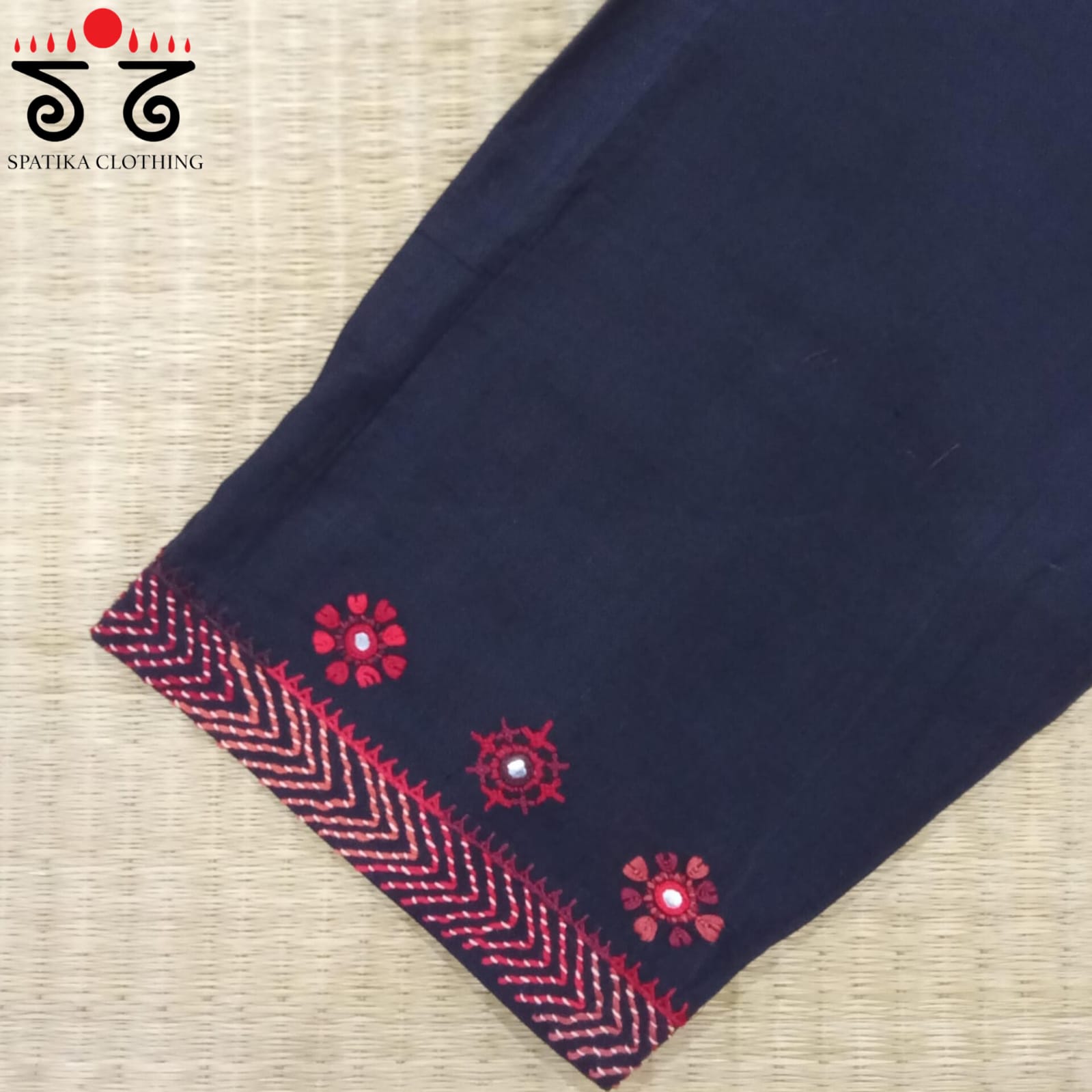 Hand Embroidered Women's Pant