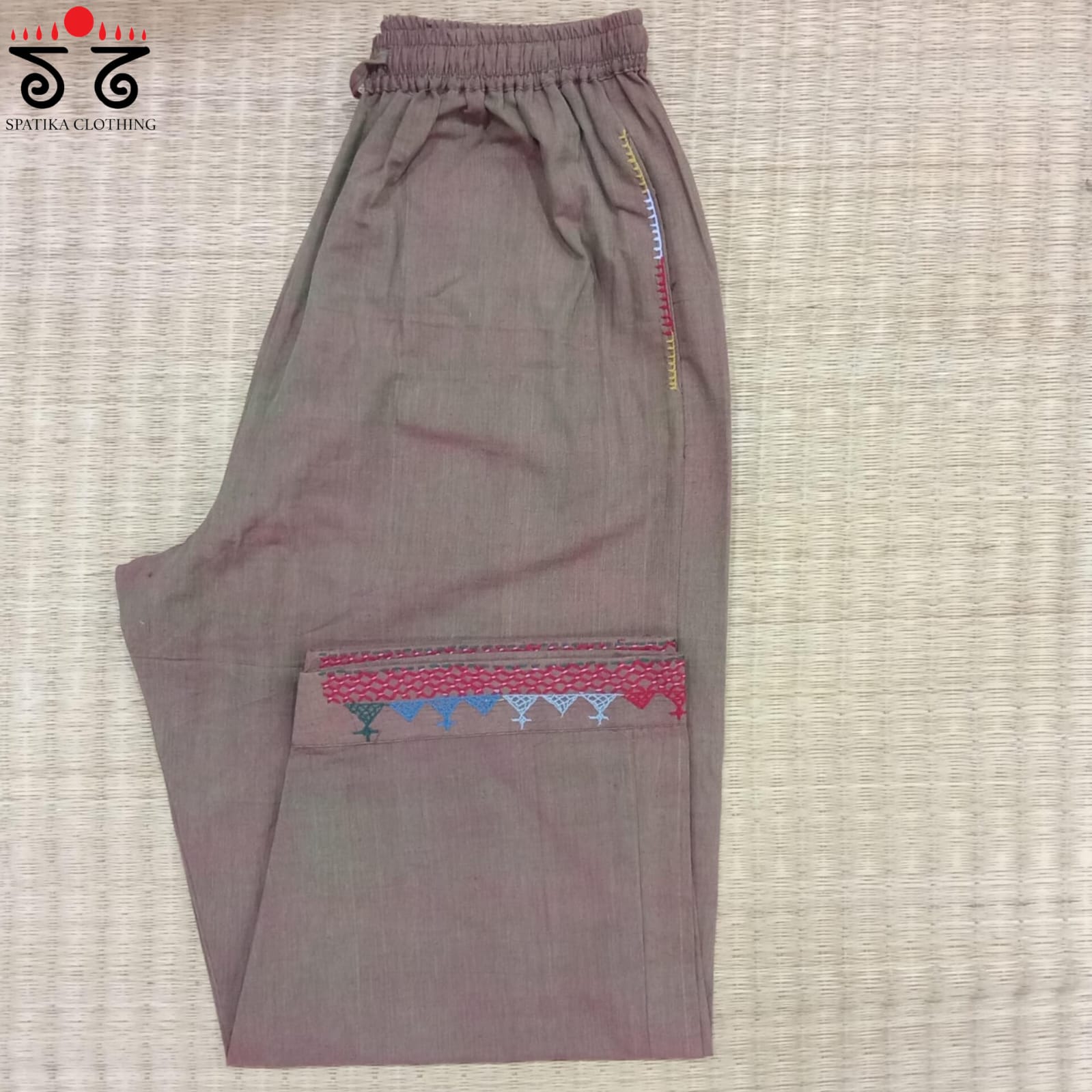 Hand Embroidered Women's Pant