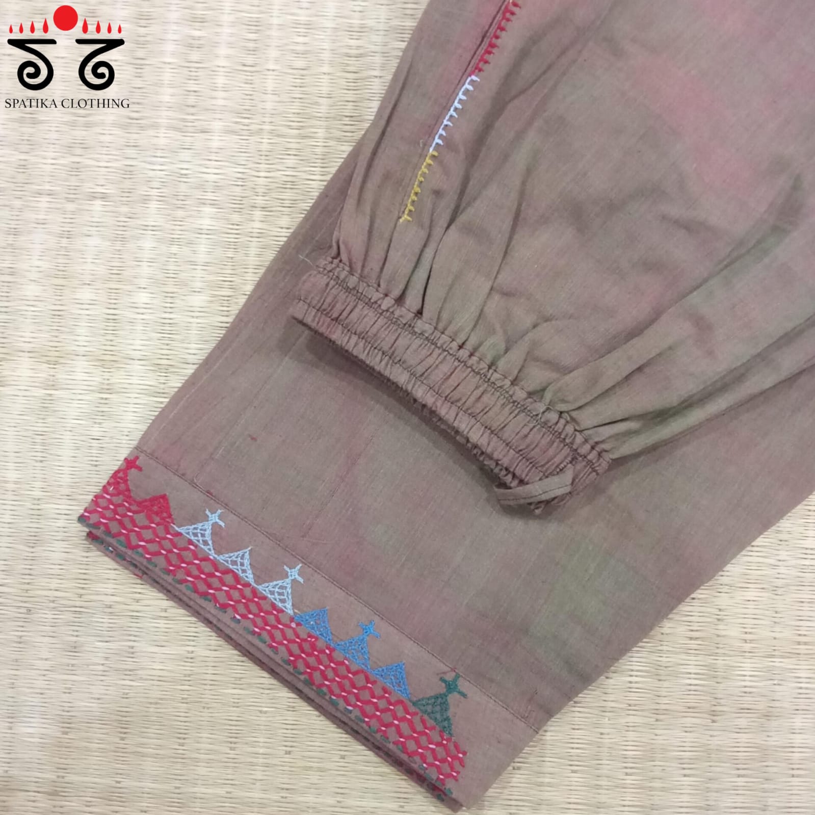 Hand Embroidered Women's Pant