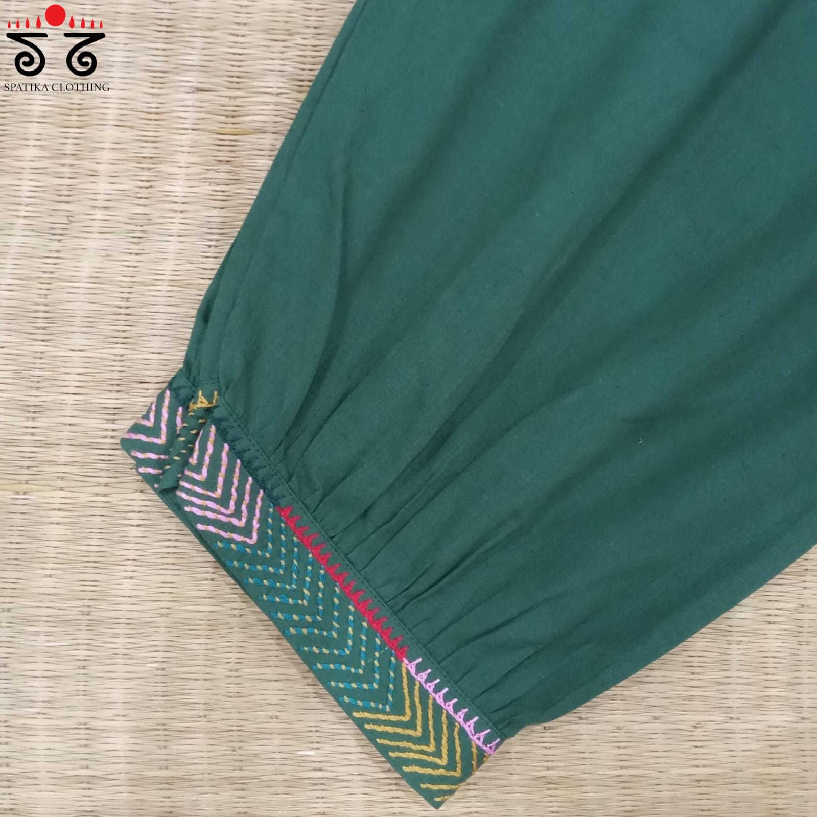 Hand Embroidered Women's Pant