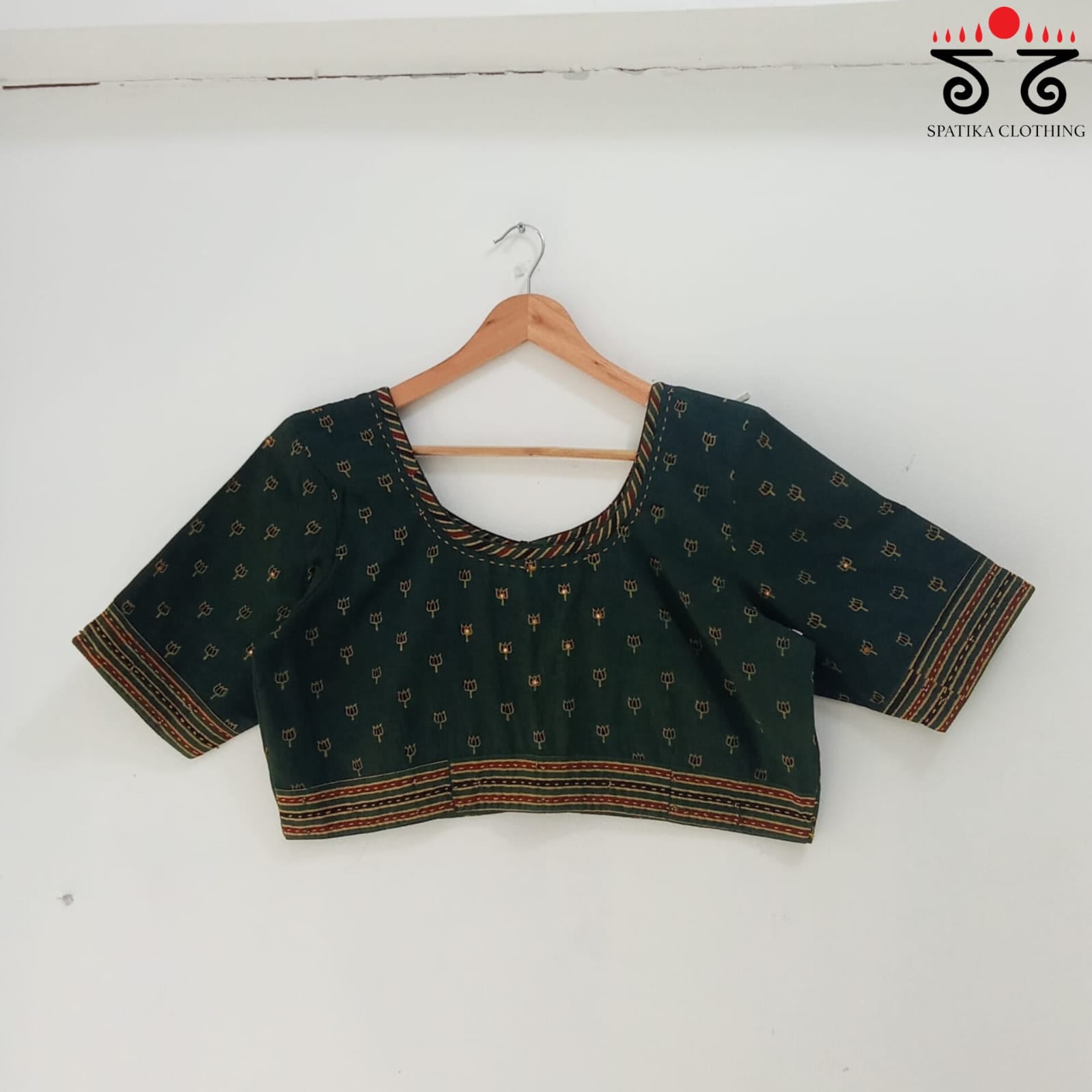 Lotus Ajrak Blouse