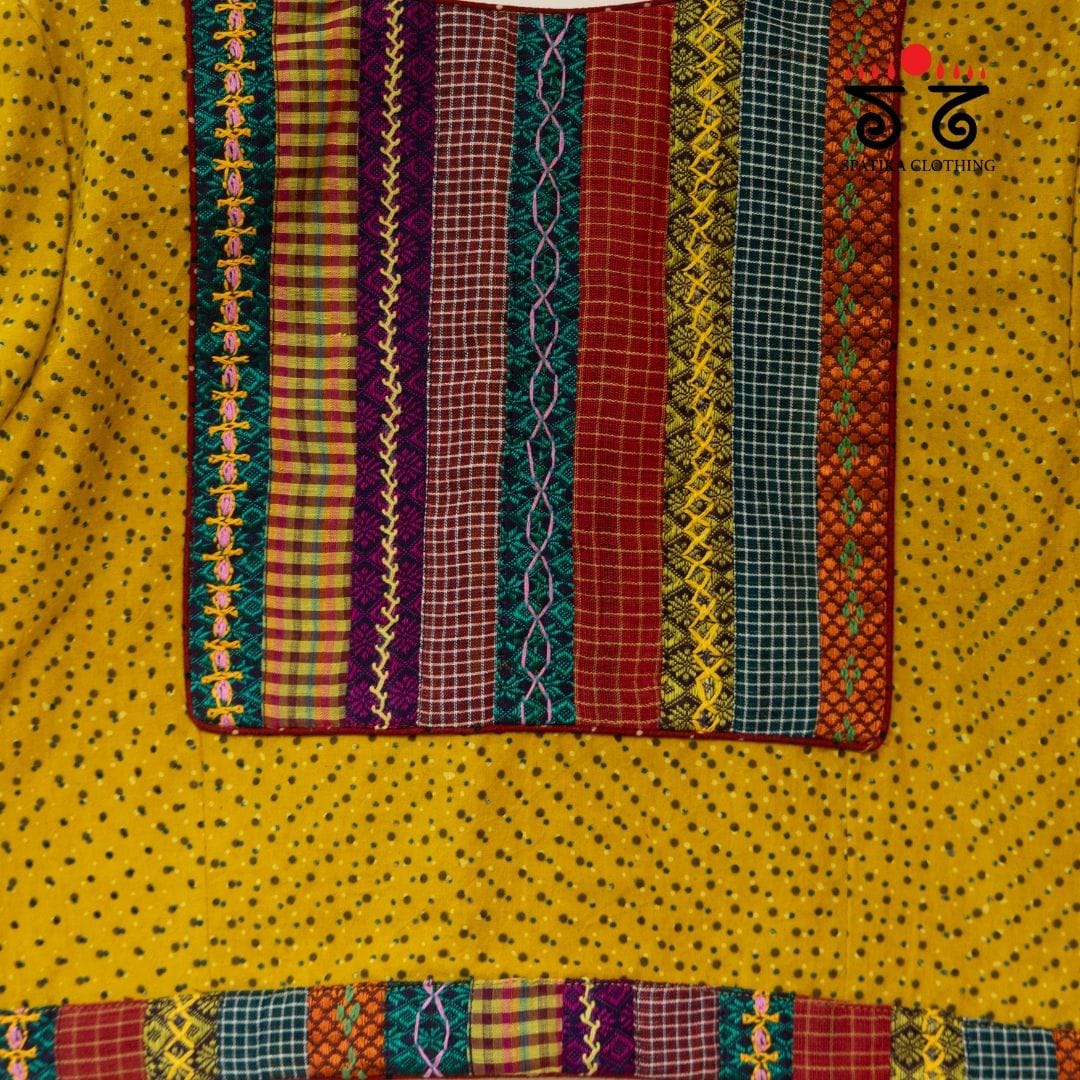 Ajrak Patch Work Blouse
