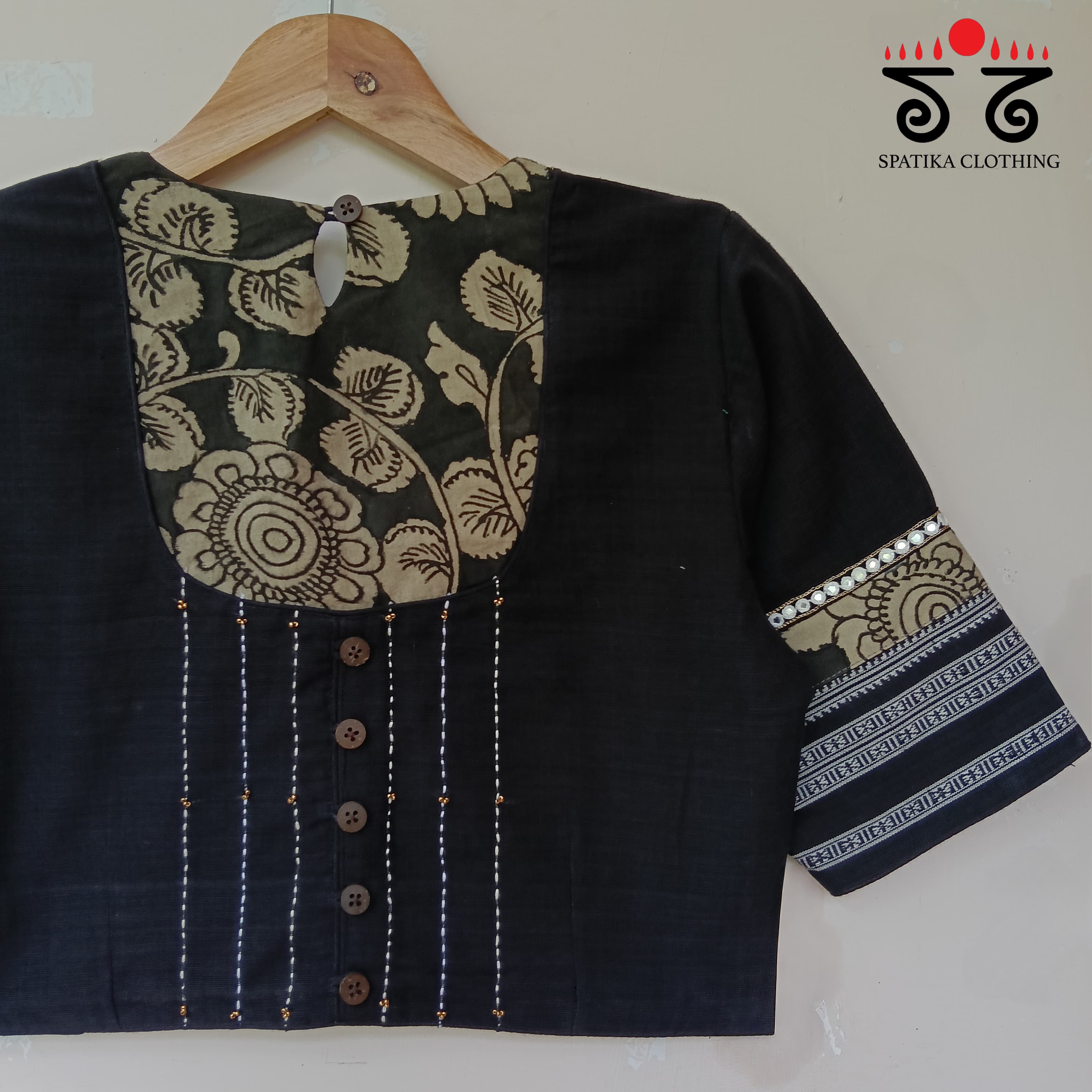 The Kalamkari Yoke Blouse