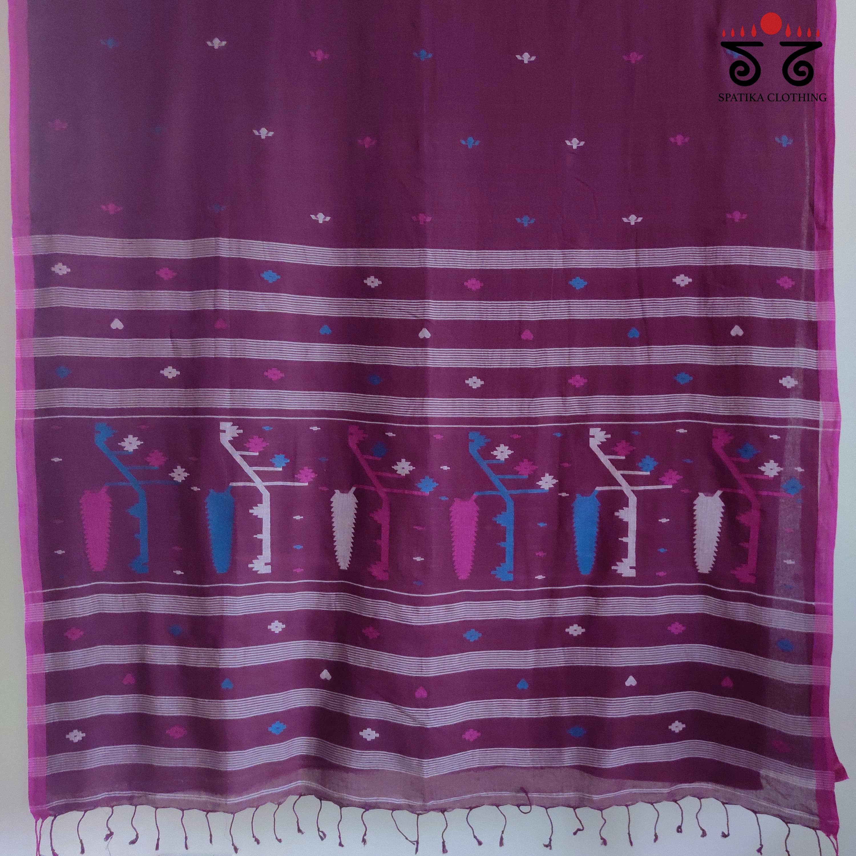 Jamdhani on Bengal Cotton Saree