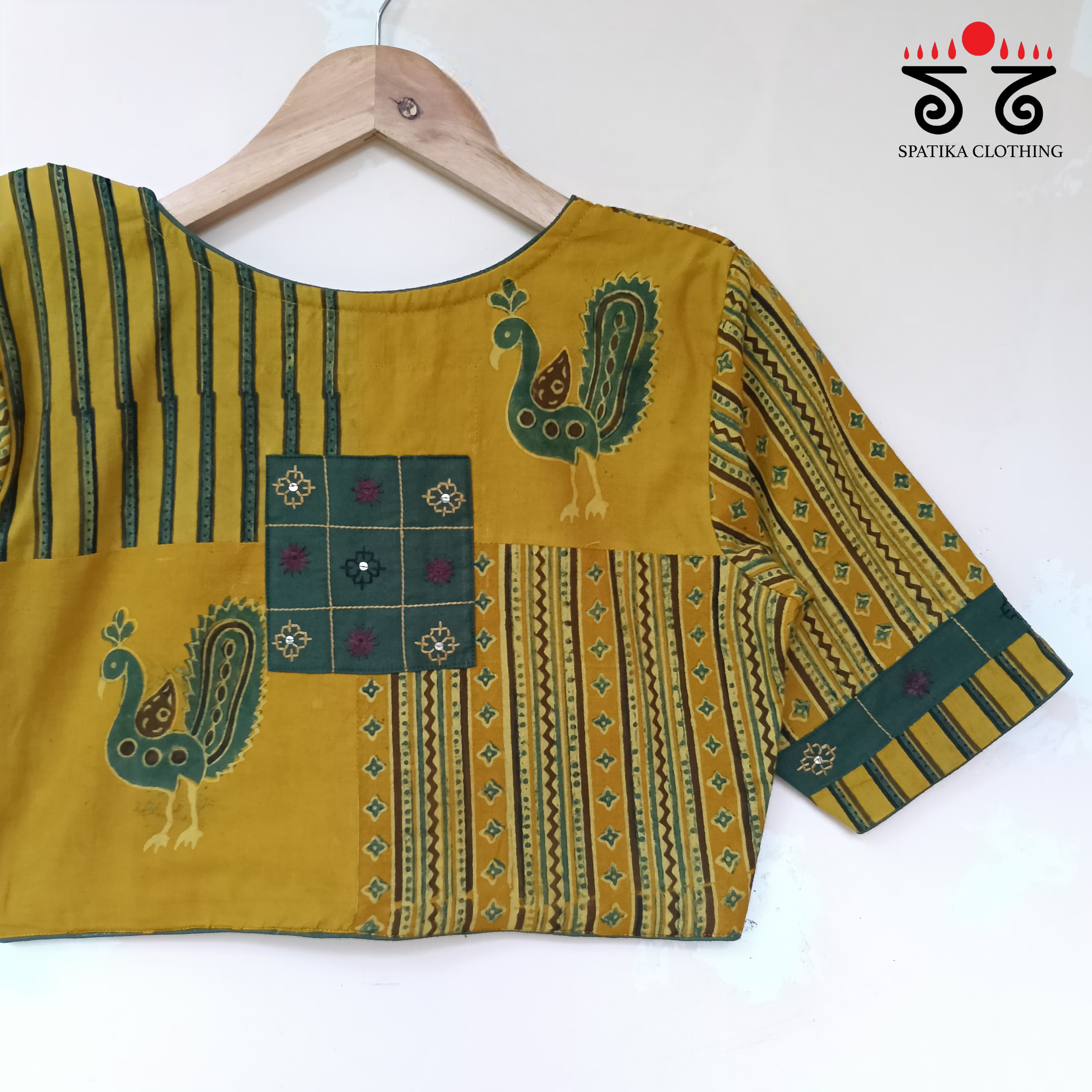 Morni Collage-Handcrafted Blouse