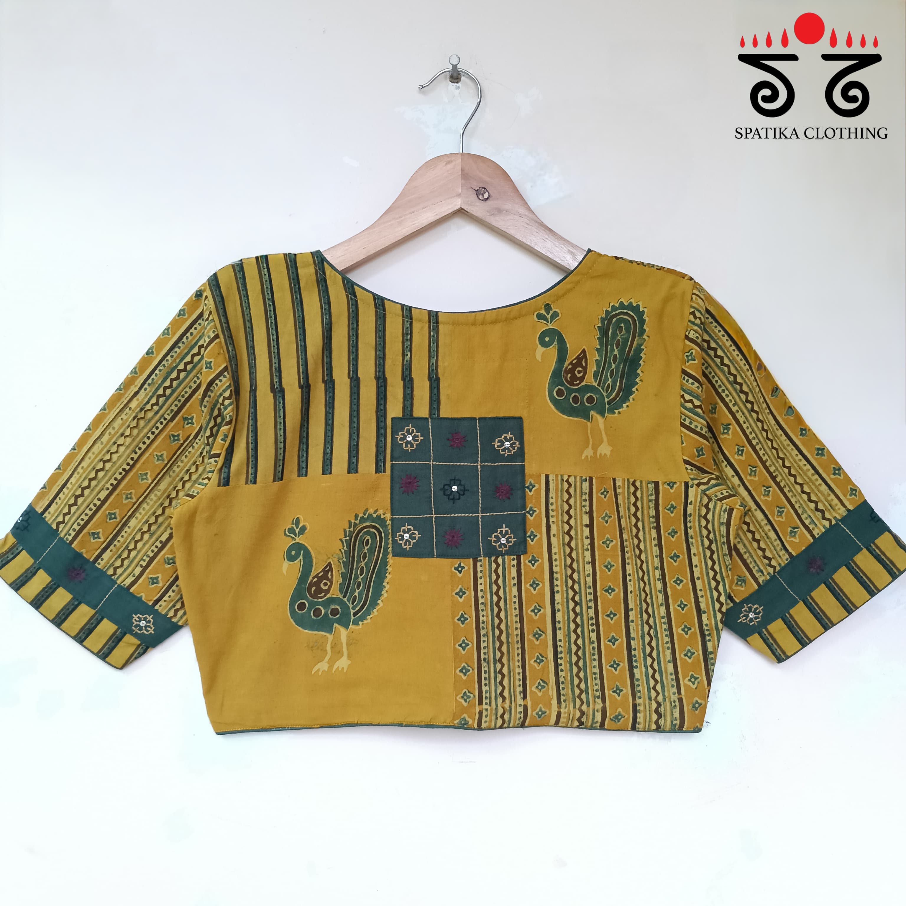 Morni Collage-Handcrafted Blouse