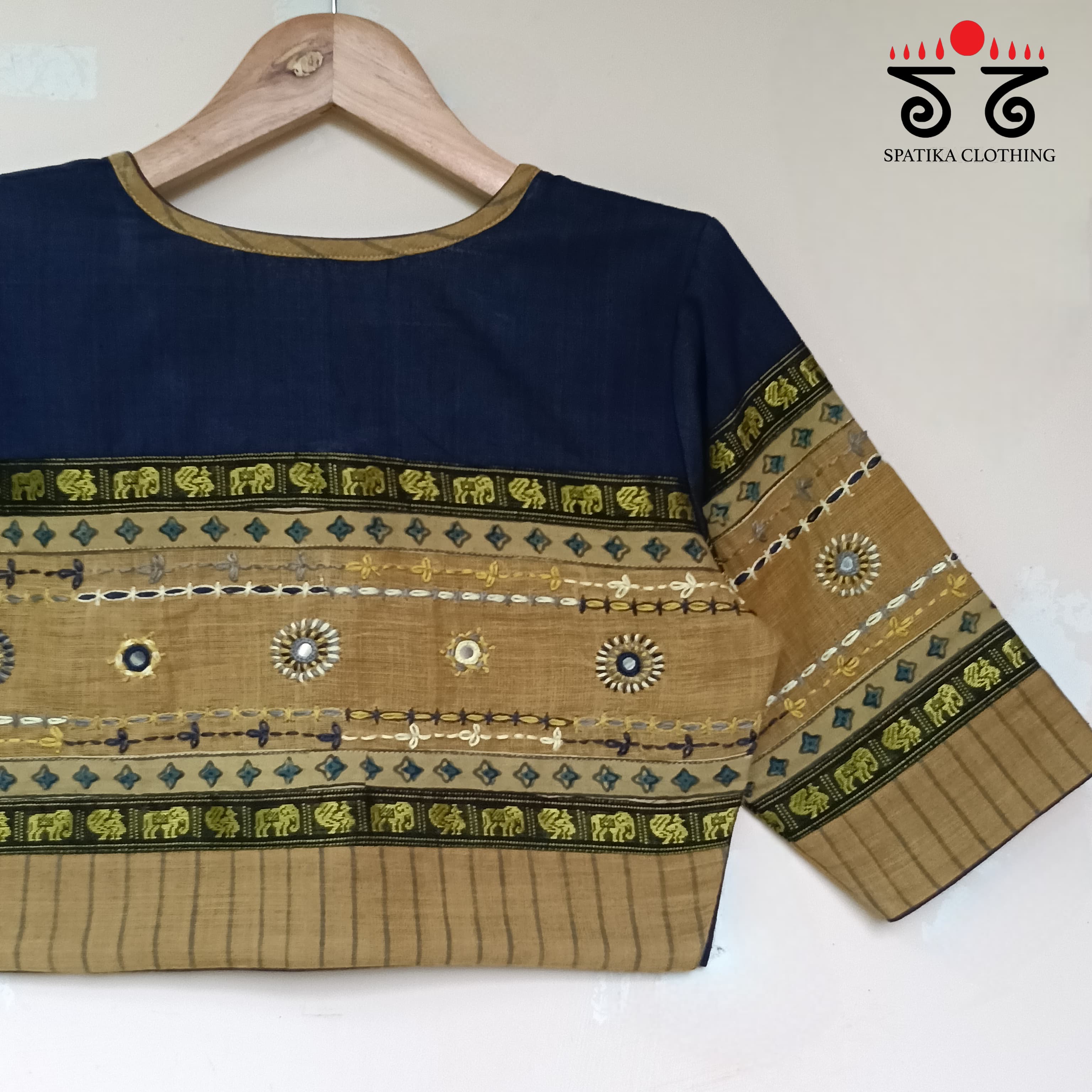 Ajrak Lambani-Handcrafted Blouse - New!