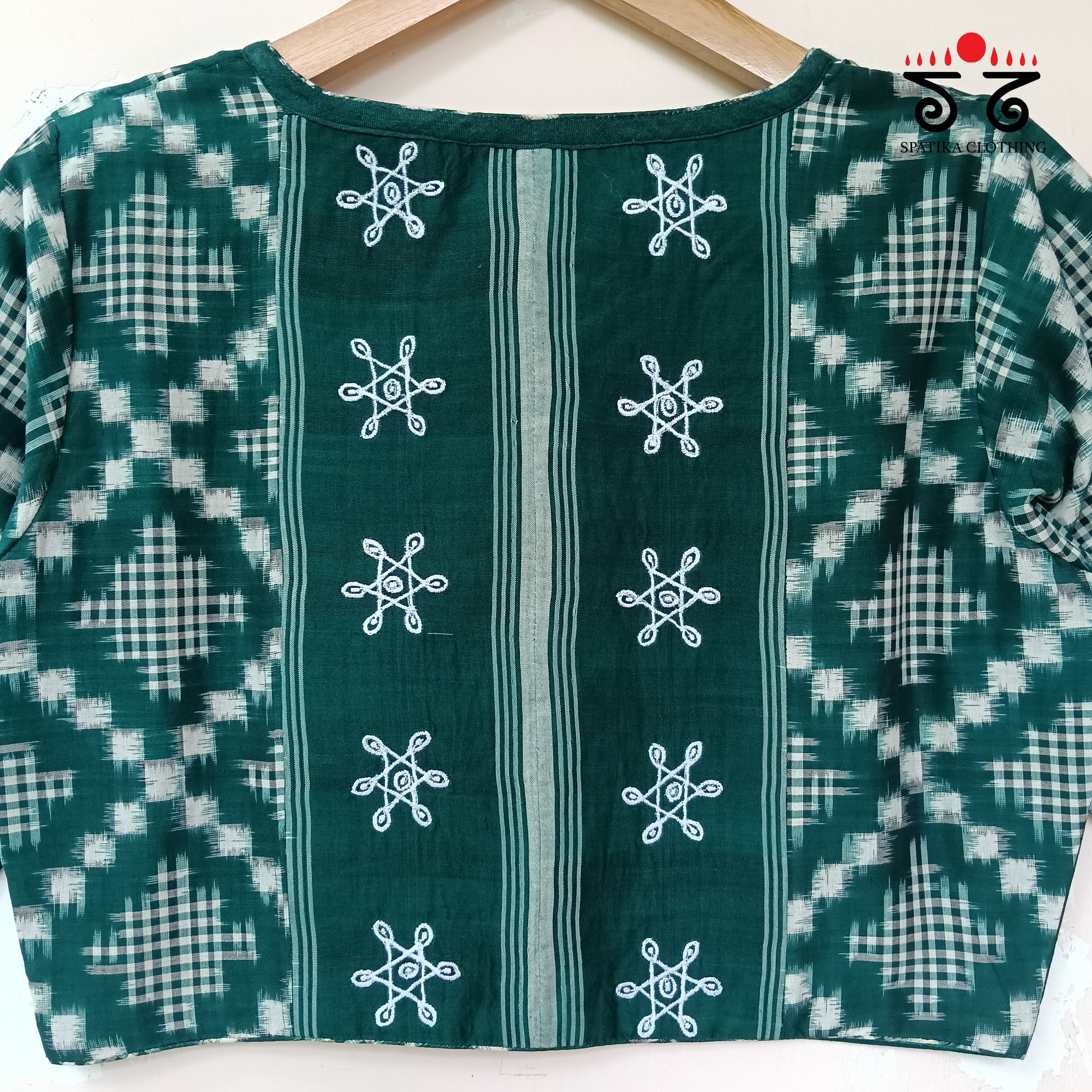 The Telia Rumal - Kolam Blouse