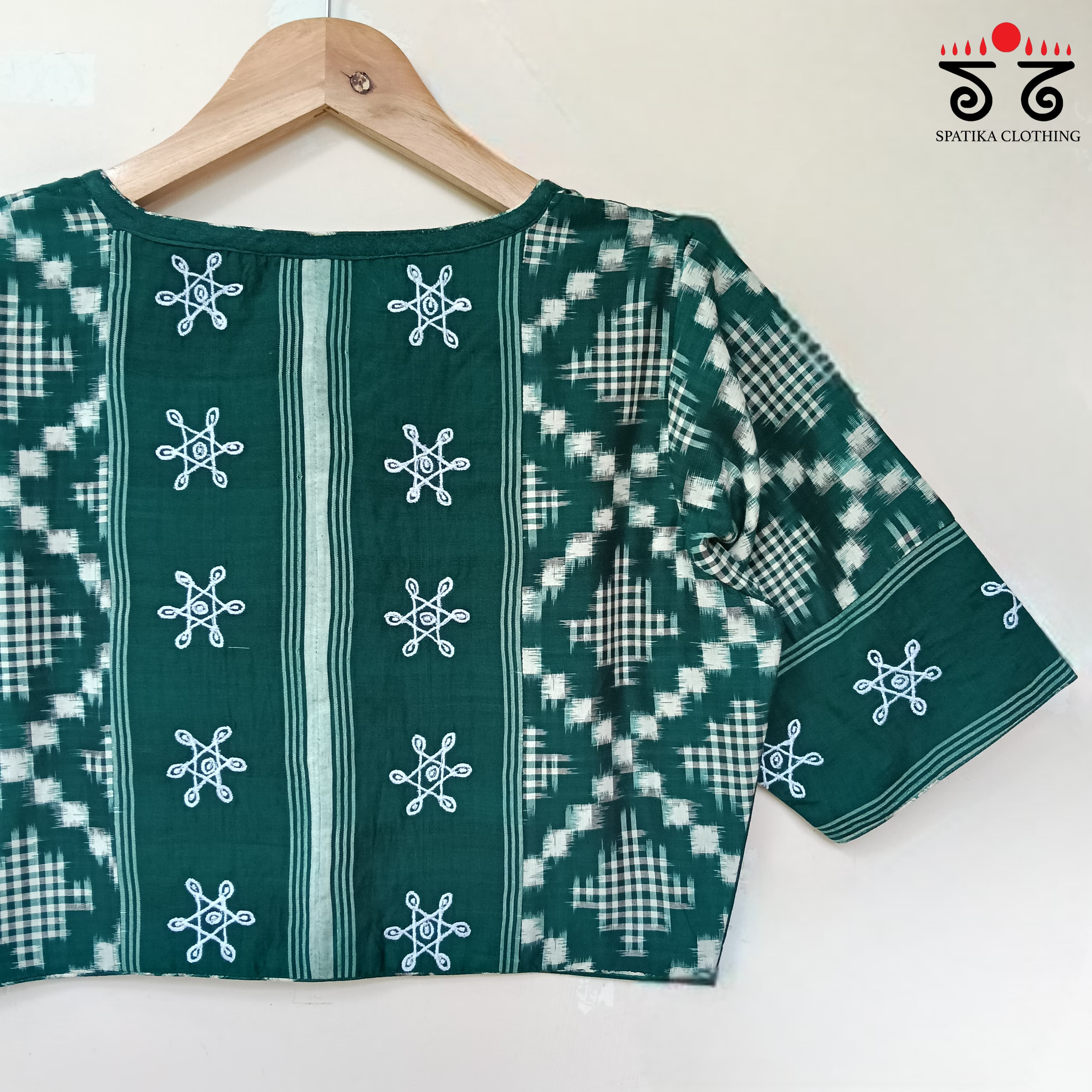 The Telia Rumal - Kolam Blouse