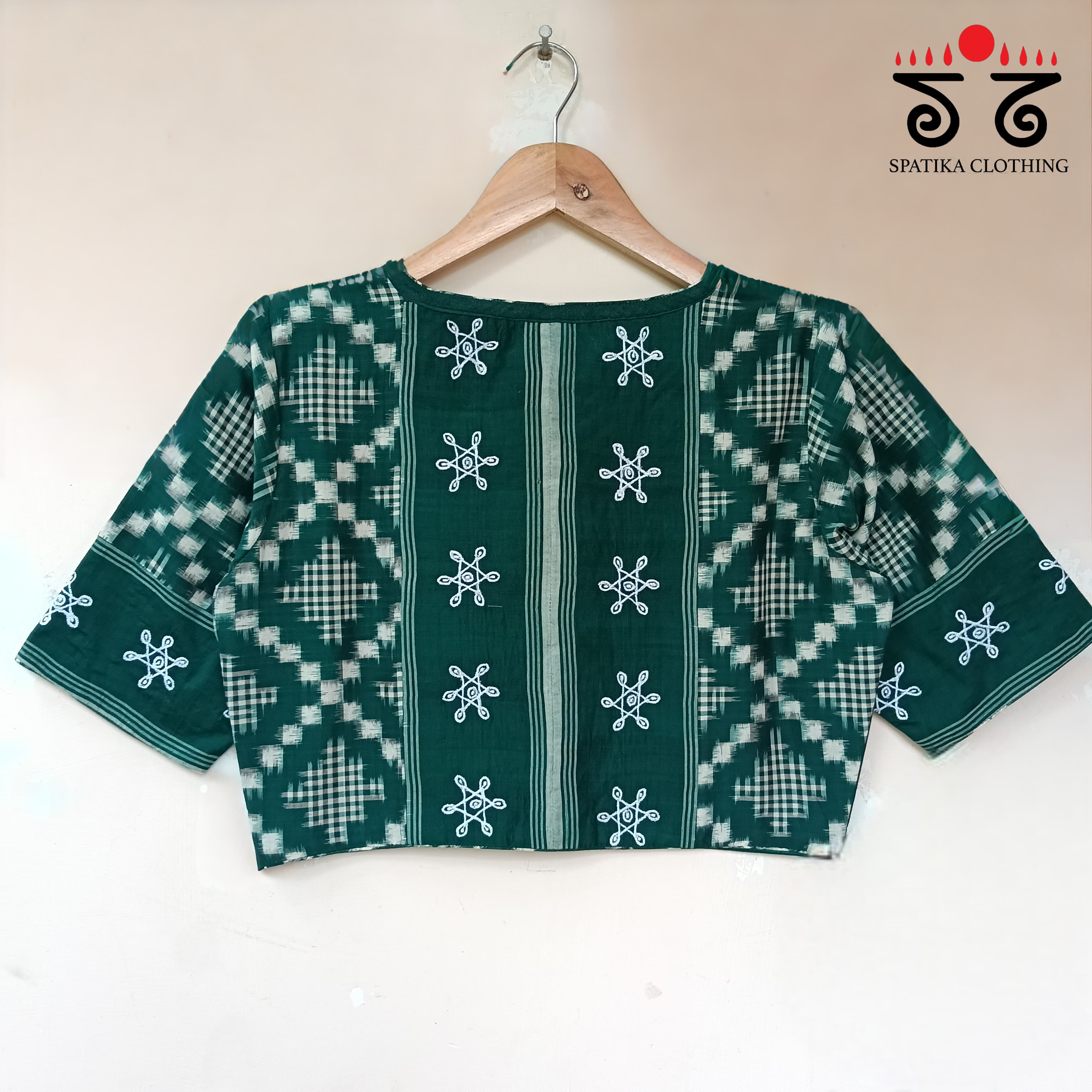 The Telia Rumal - Kolam Blouse
