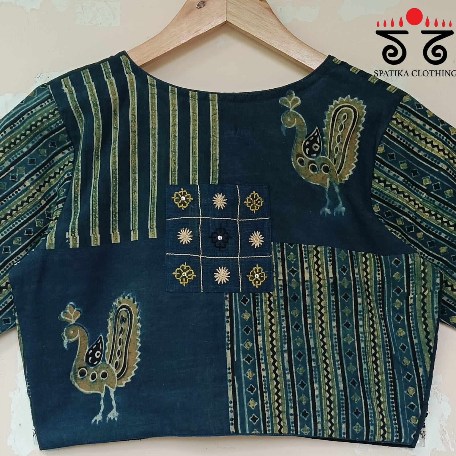 Morni Collage-Handcrafted Blouse