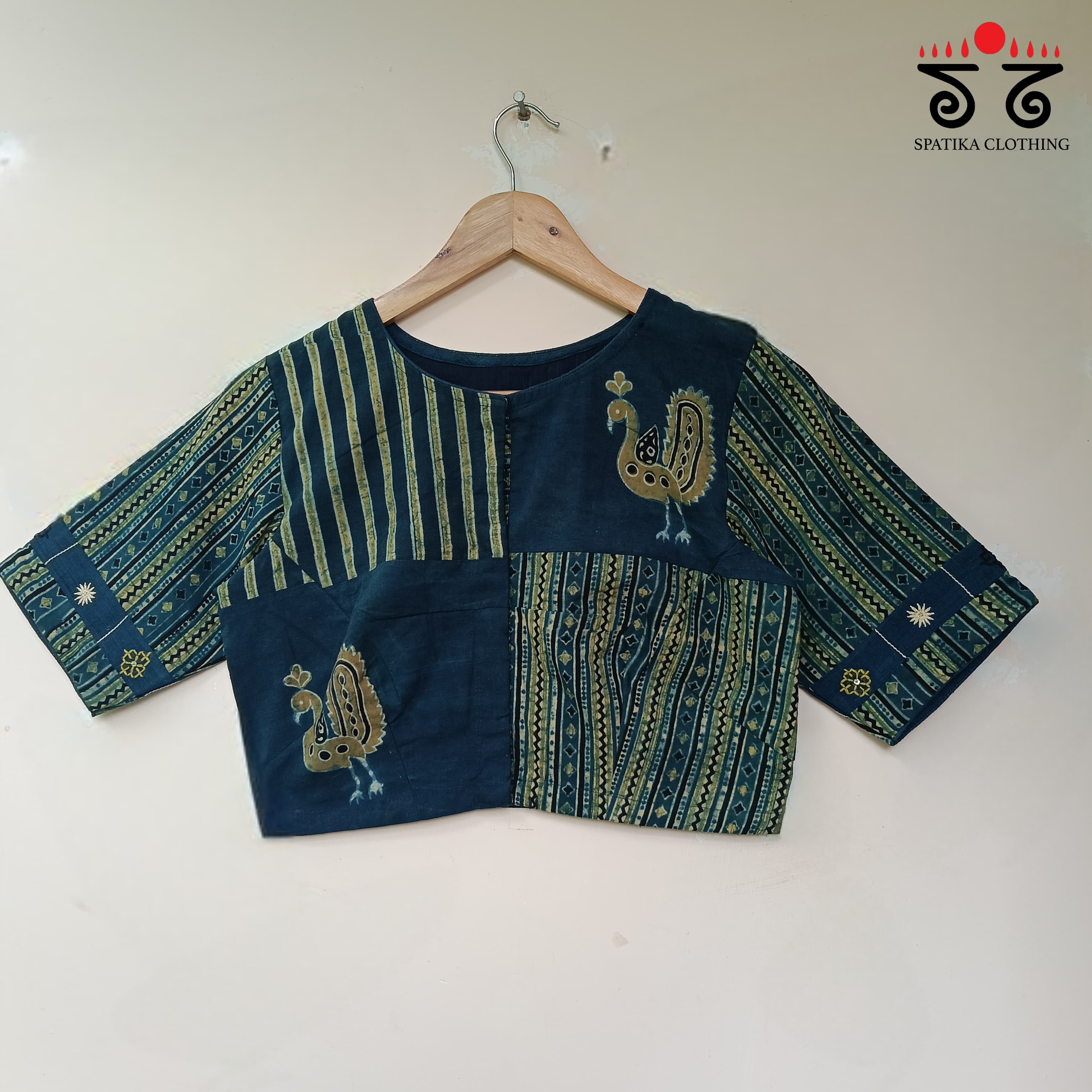 Morni Collage-Handcrafted Blouse