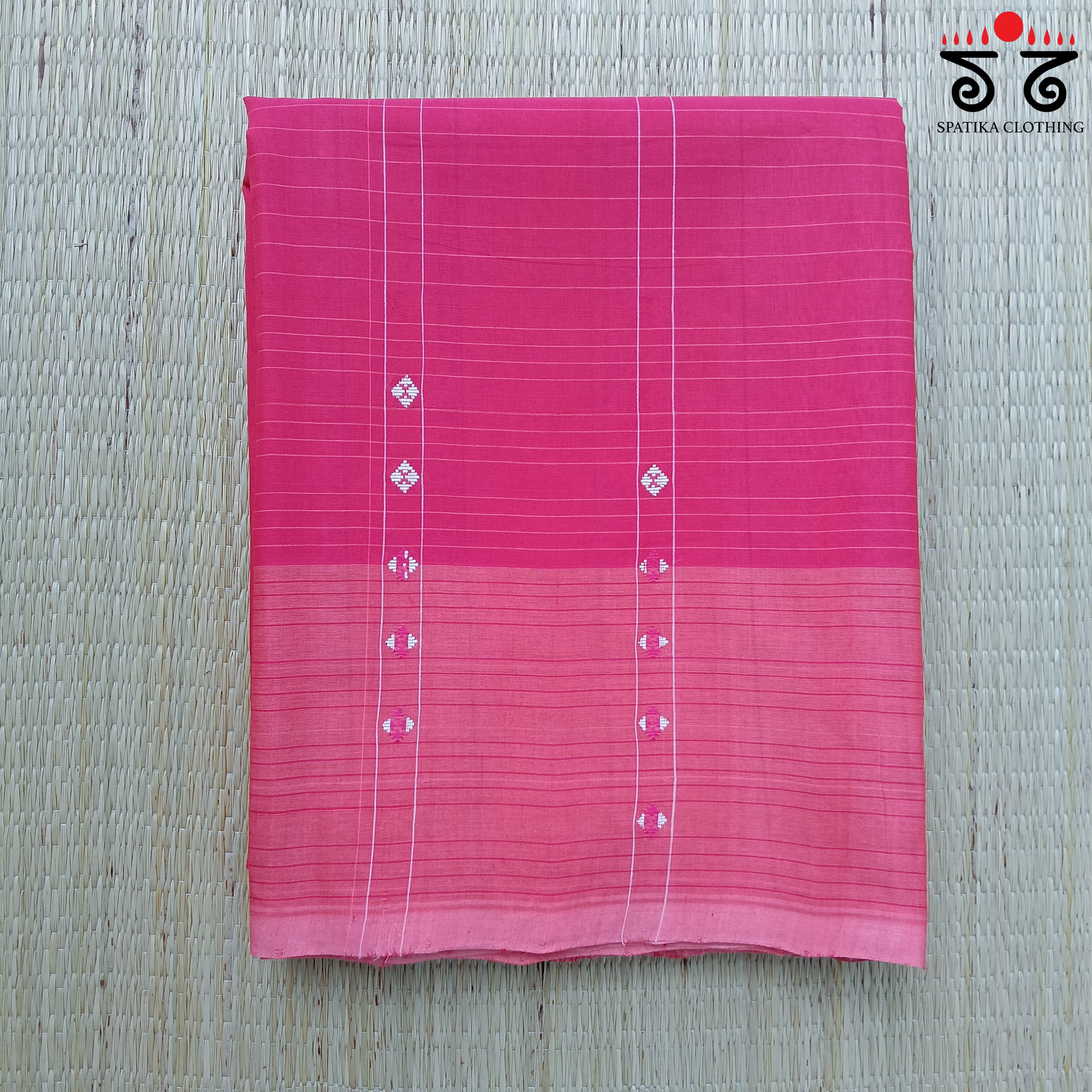 Andhra Jamdhani Handwoven Cotton Saree