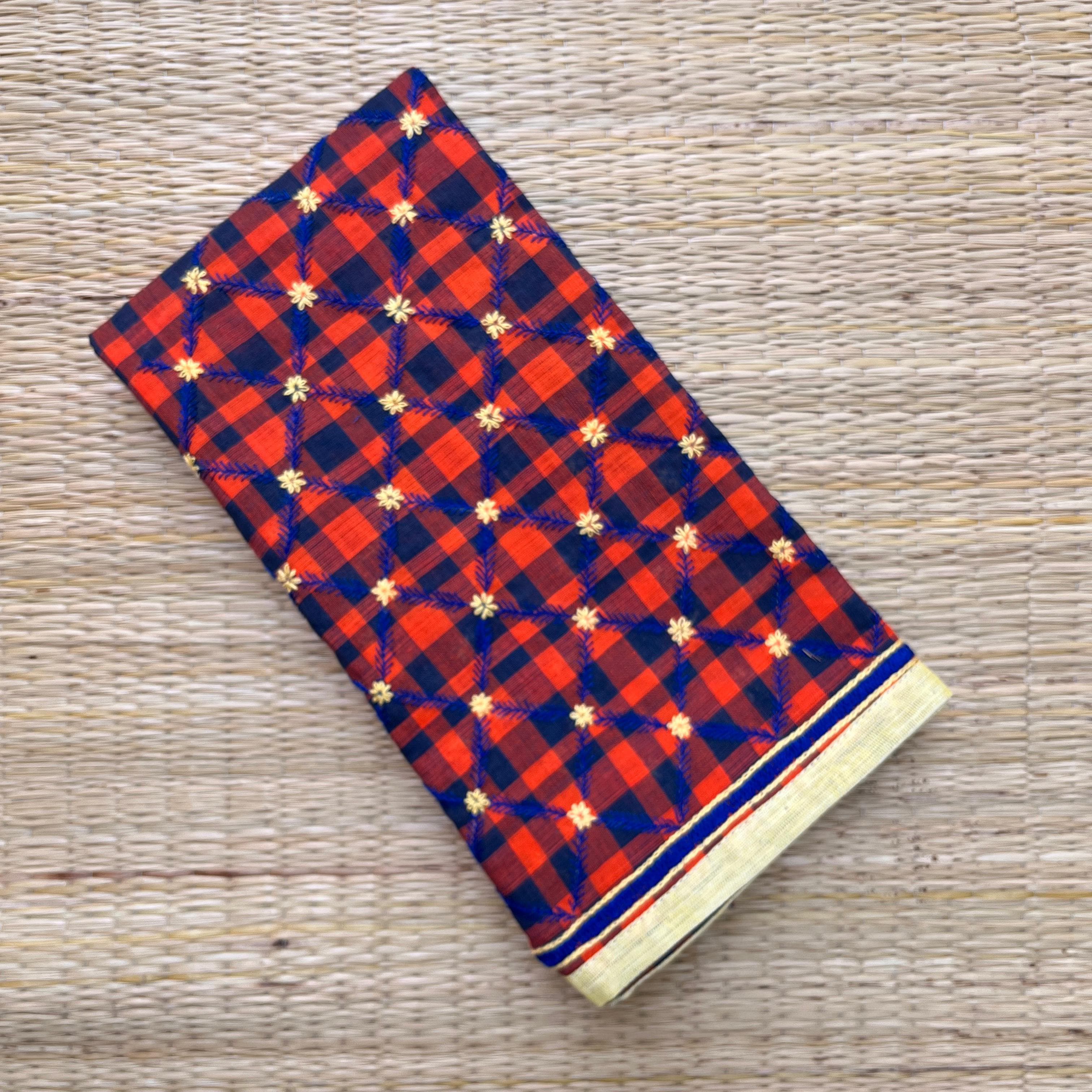 Banjara Hand Embroidered Blouse Fabric