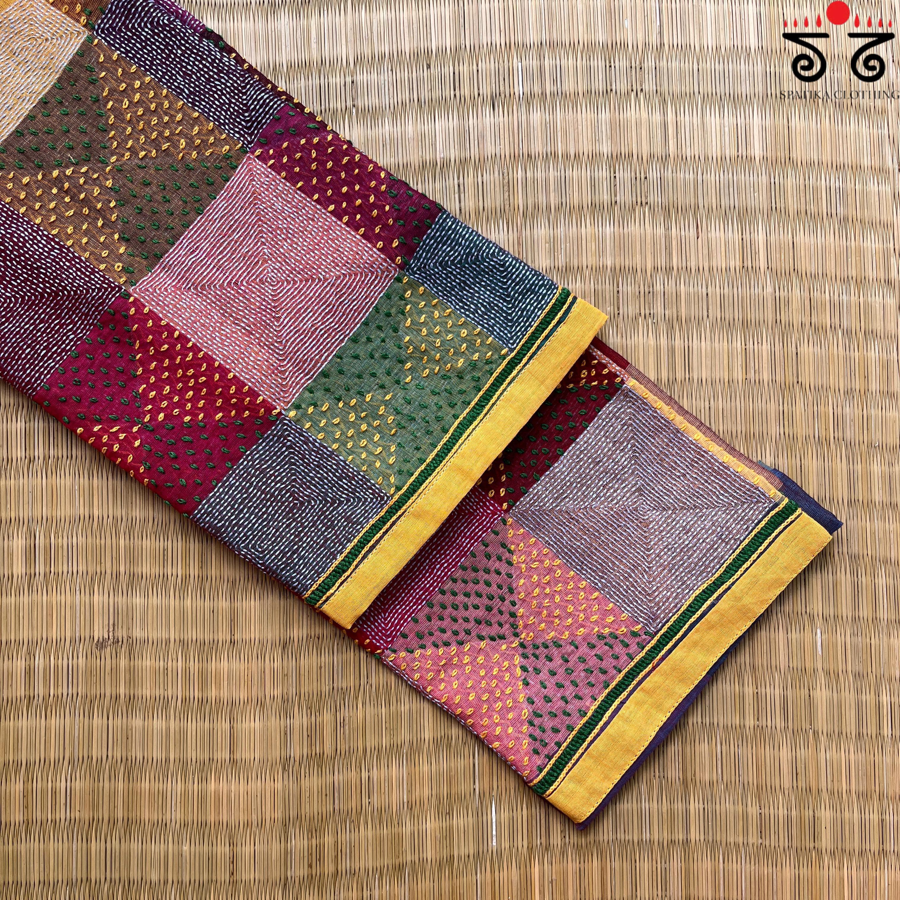 Banjara Hand Embroidered Blouse Fabric