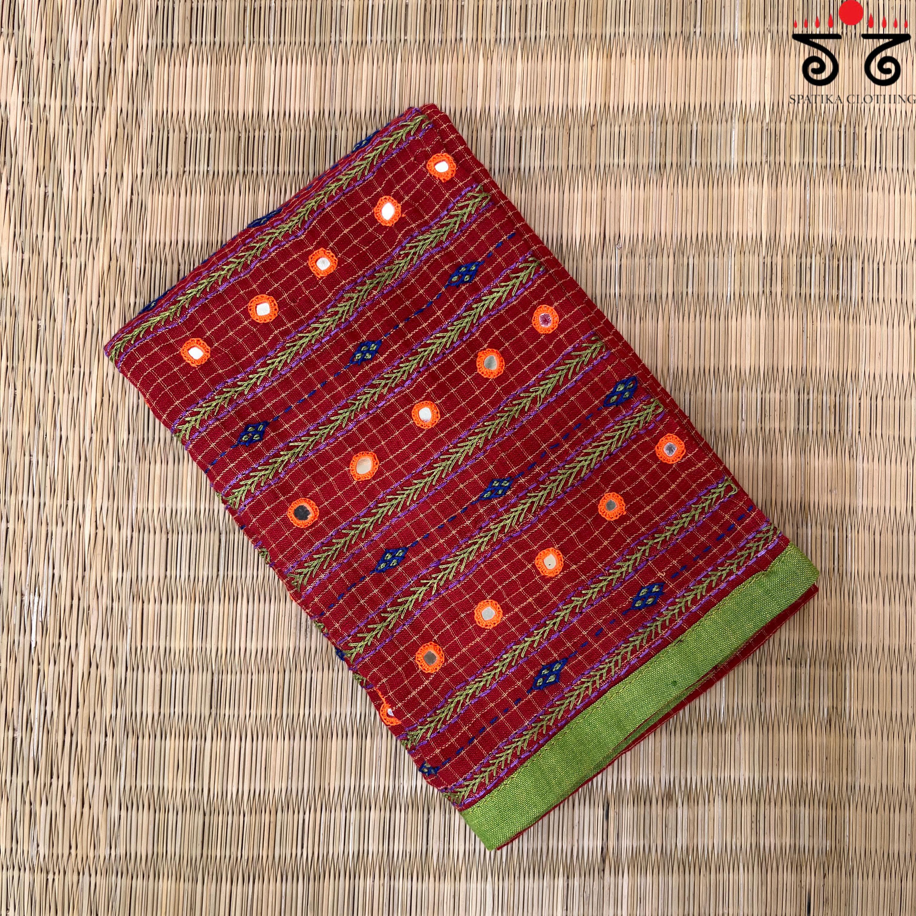 Banjara Hand Embroidered Blouse Fabric