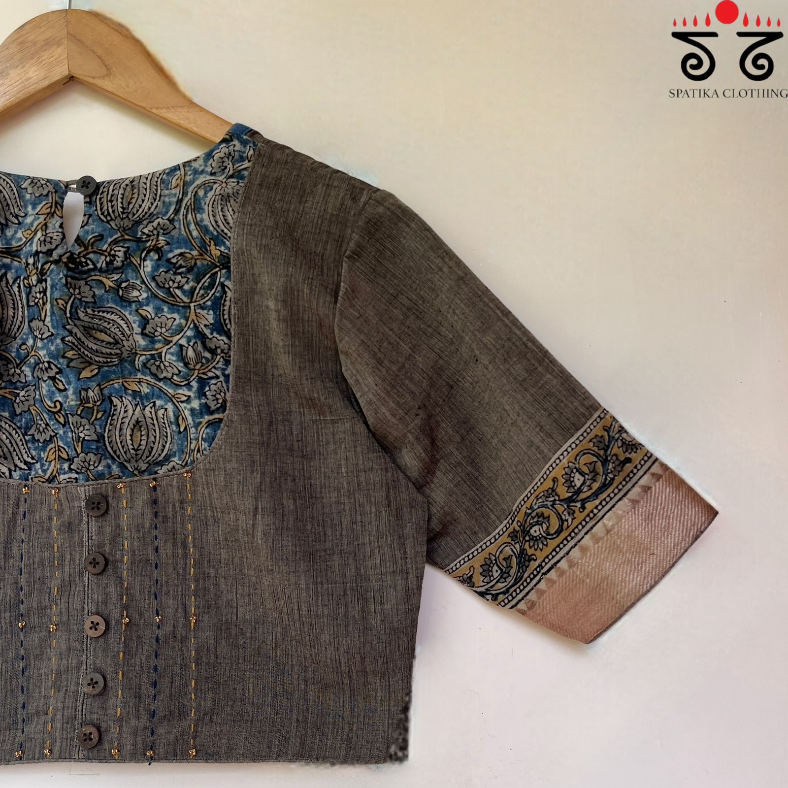 The Kalamkari Yoke Blouse