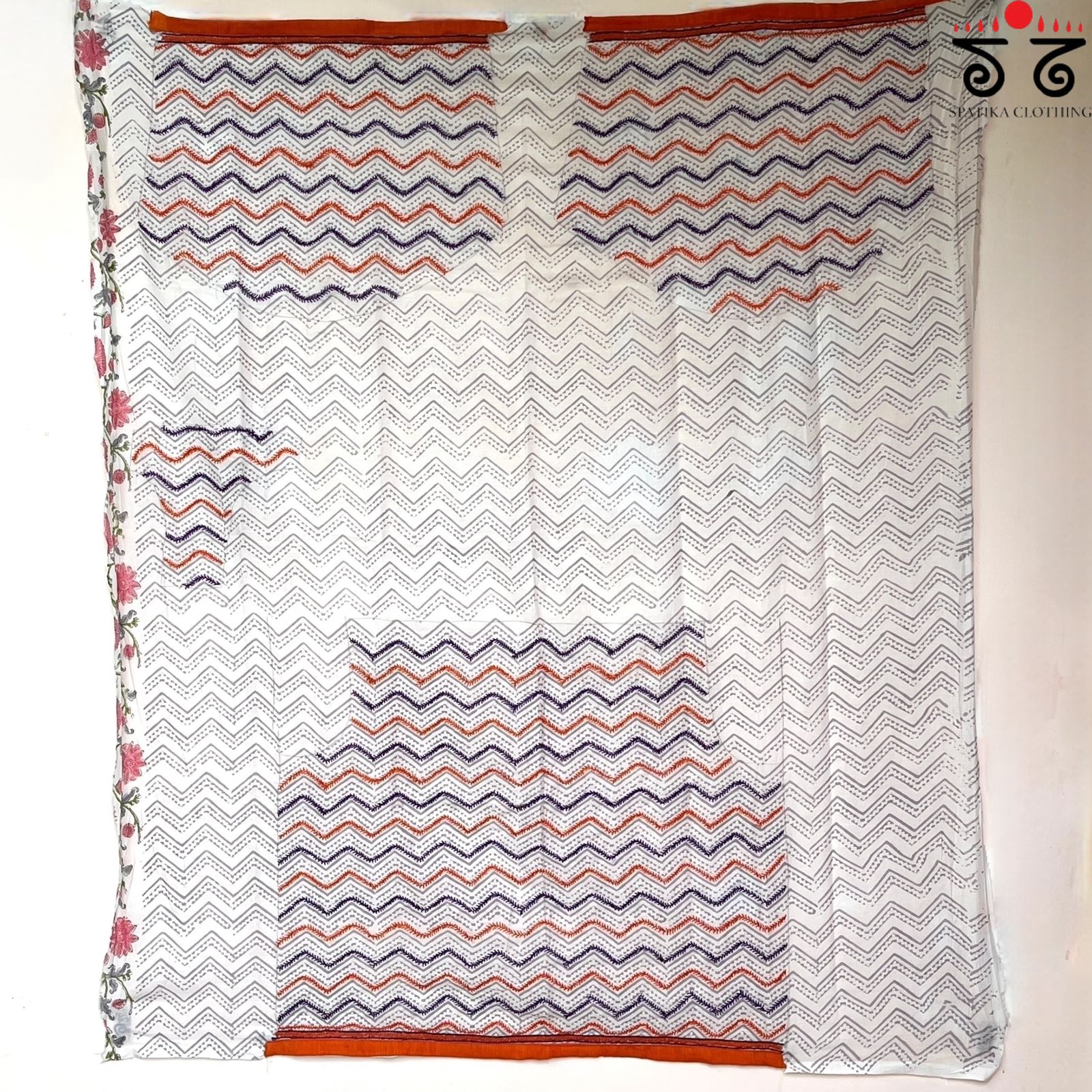 Banjara Hand Embroidered Blouse Fabric