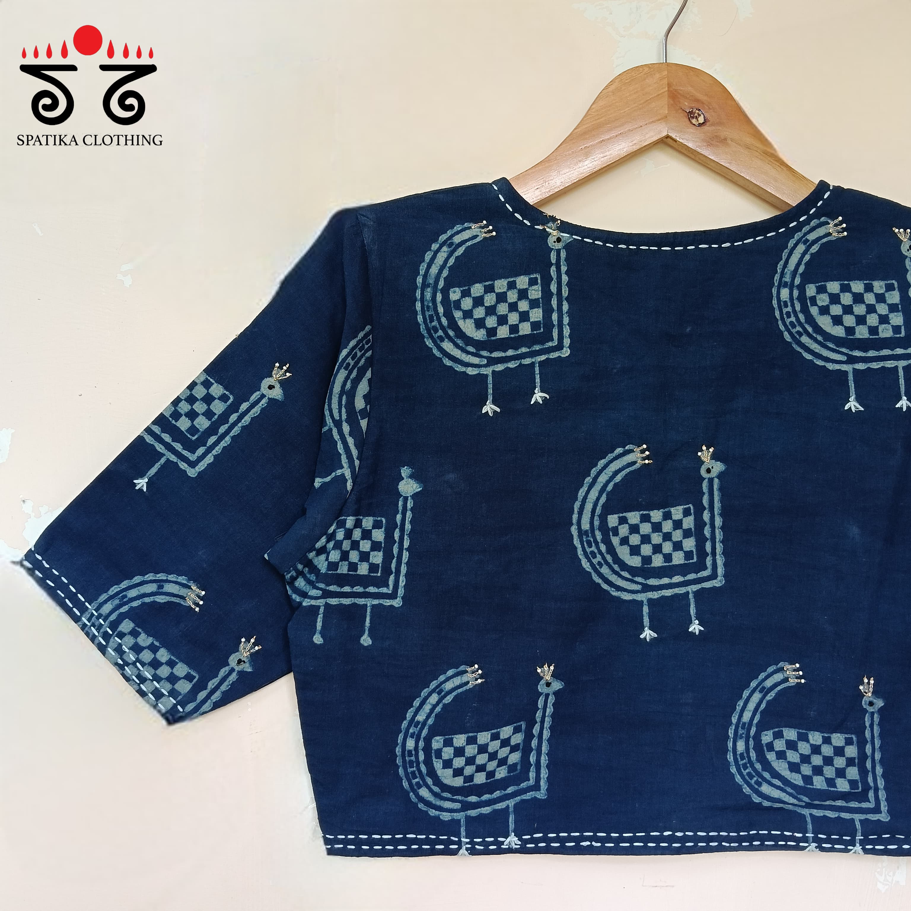 Morni - Hand Embroidered Blouse