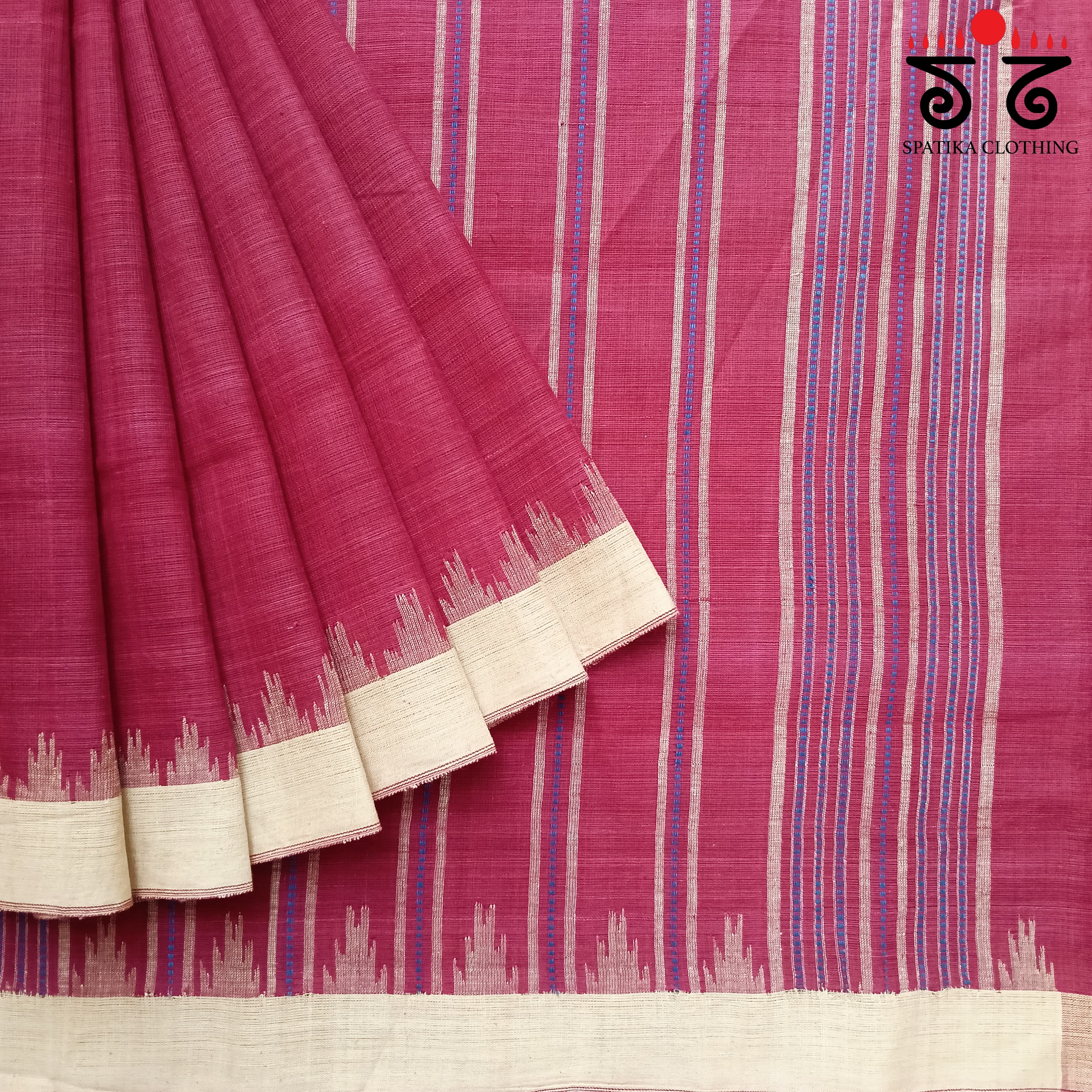 Ponduru Handspun Cotton Saree
