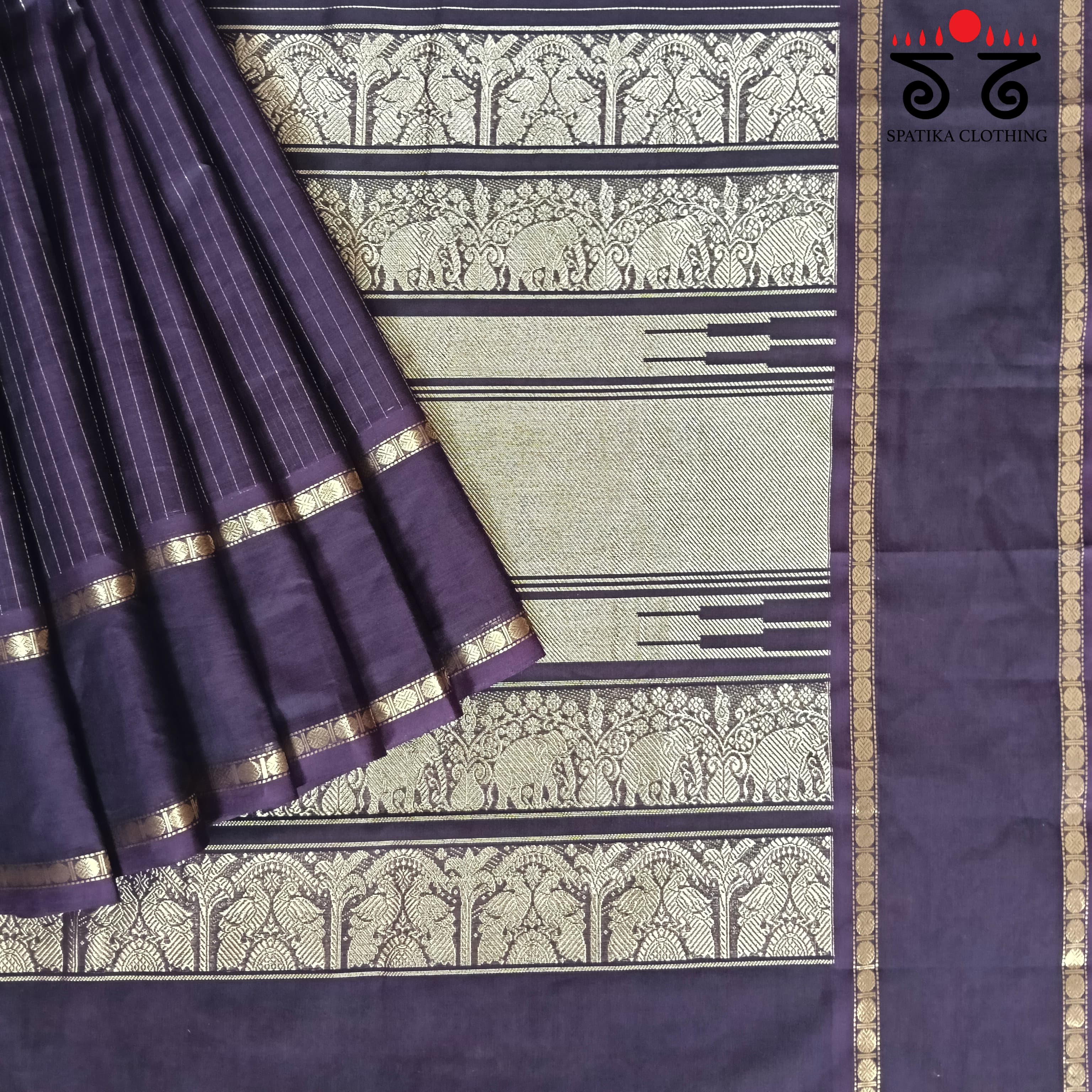 Vintage Kanjivaram Saree in Cotton