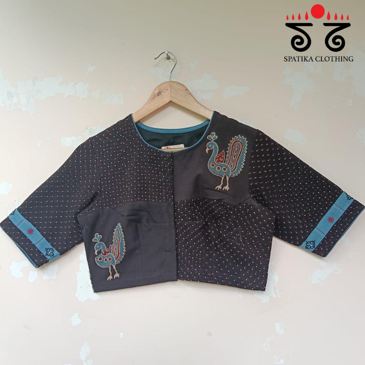 Morni Collage-Handcrafted Blouse