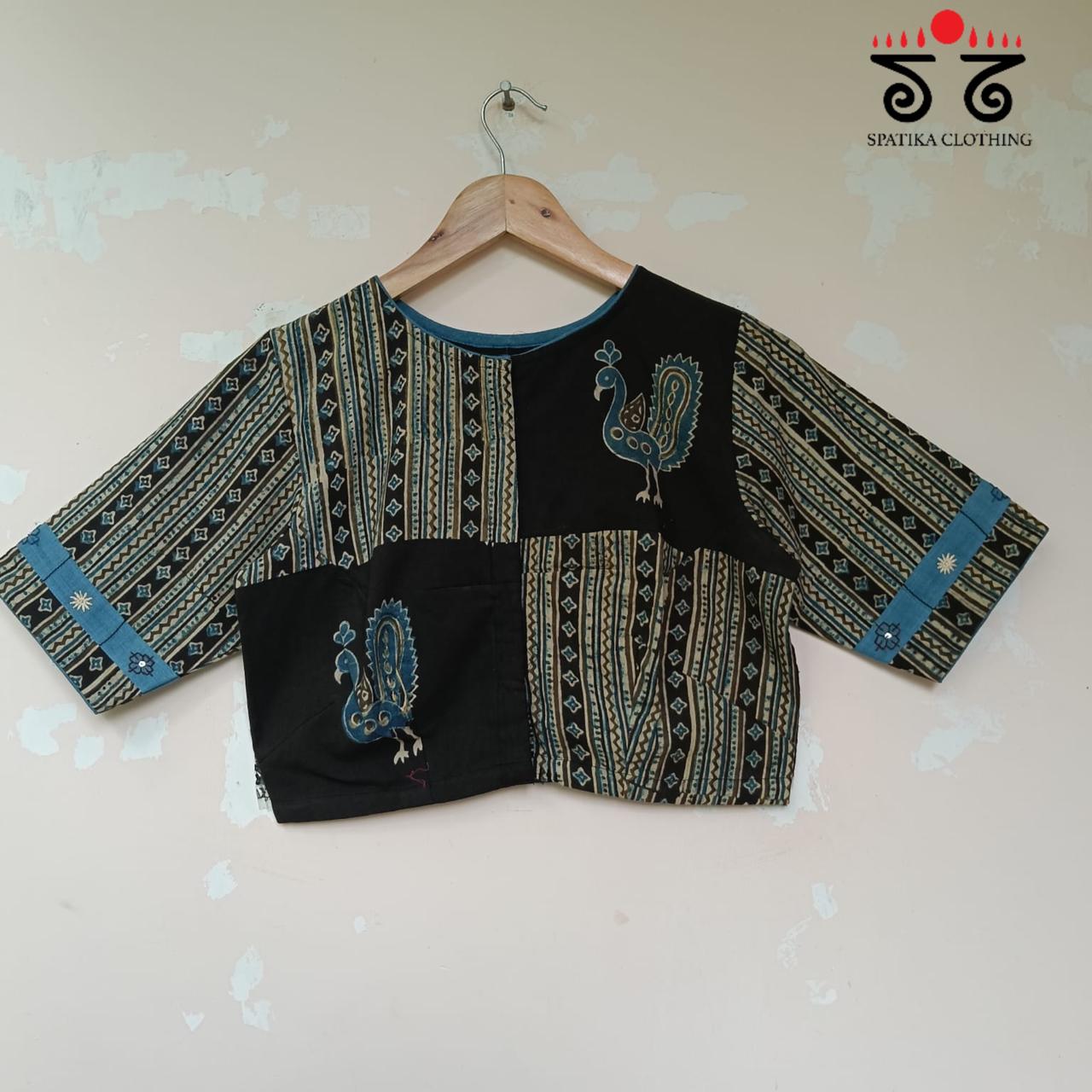 Morni Collage-Handcrafted Blouse