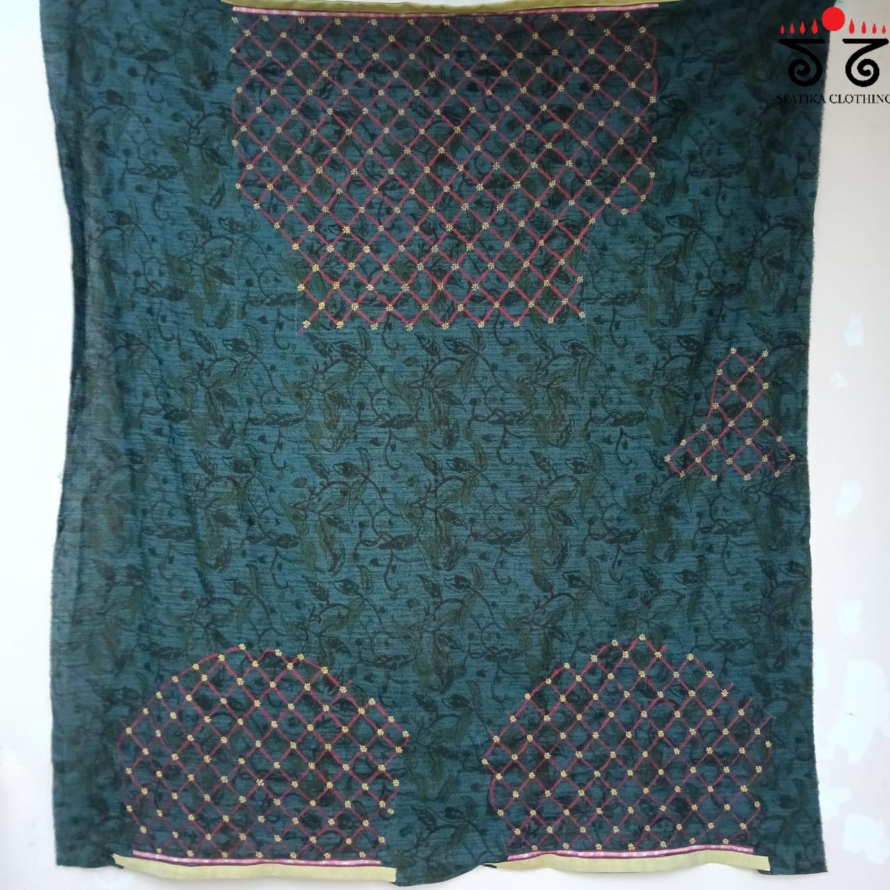 Banjara Hand Embroidered Blouse Fabric