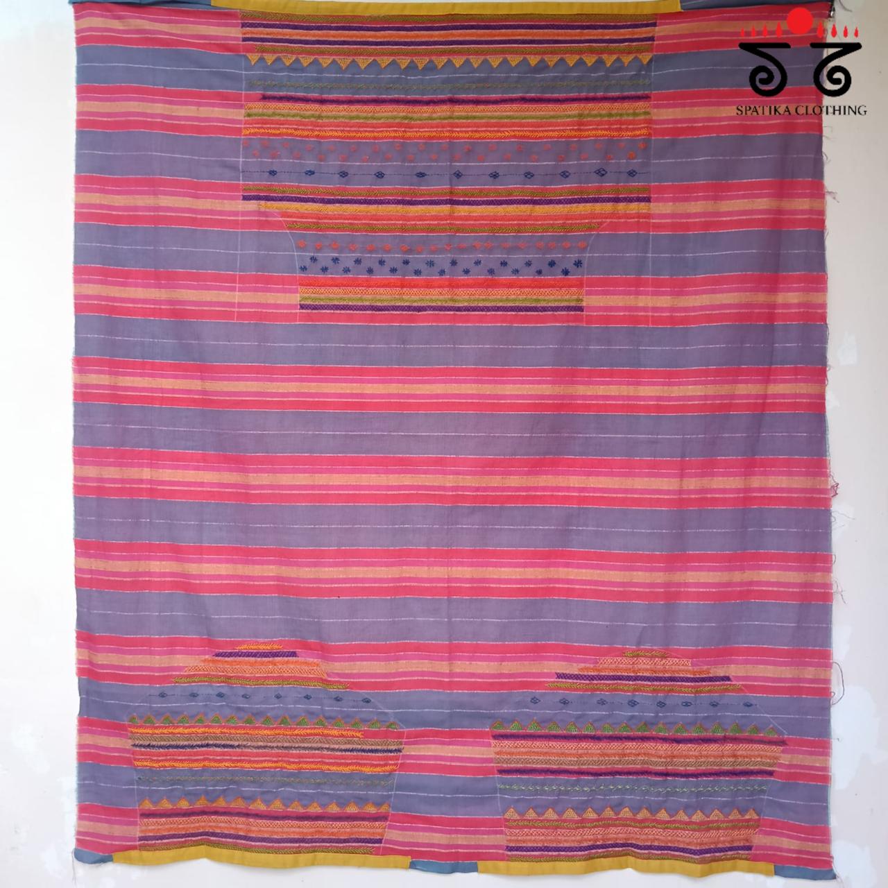 Banjara Hand Embroidered Blouse Fabric