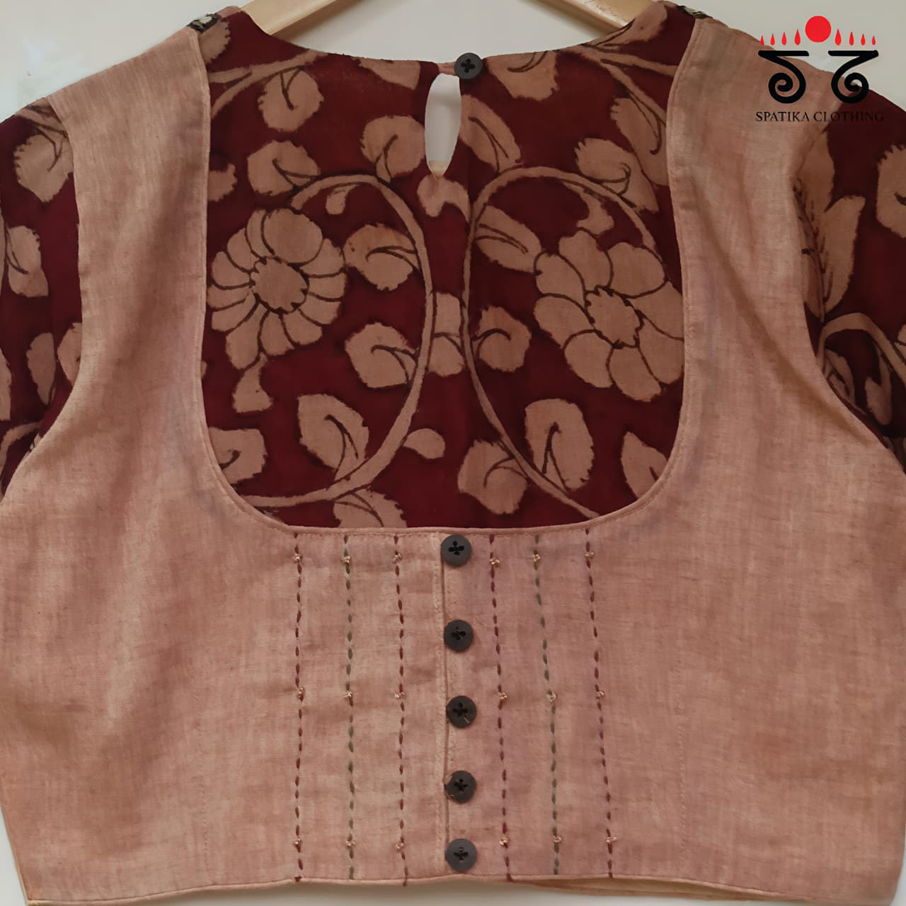 The Kalamkari Yoke Blouse