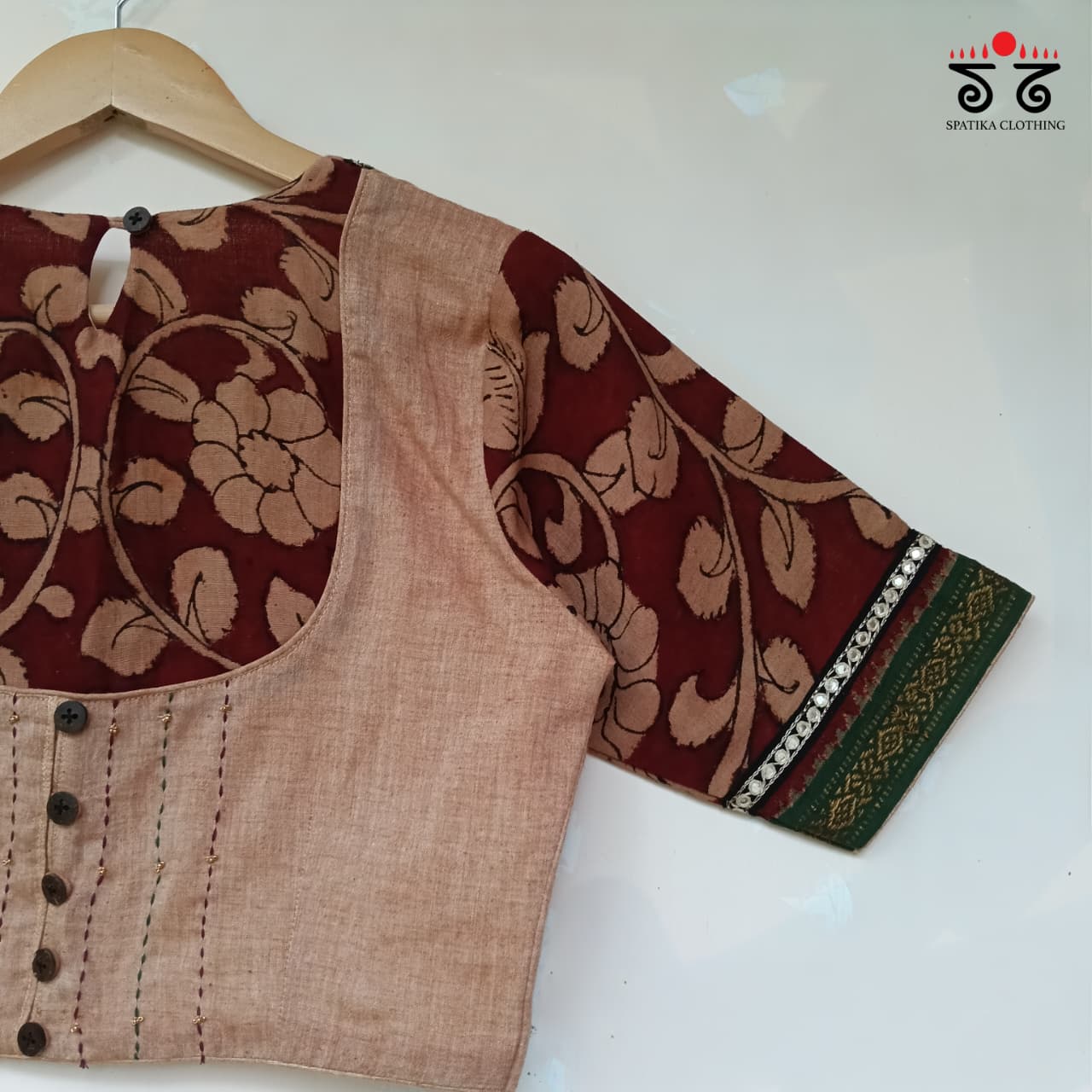 The Kalamkari Yoke Blouse
