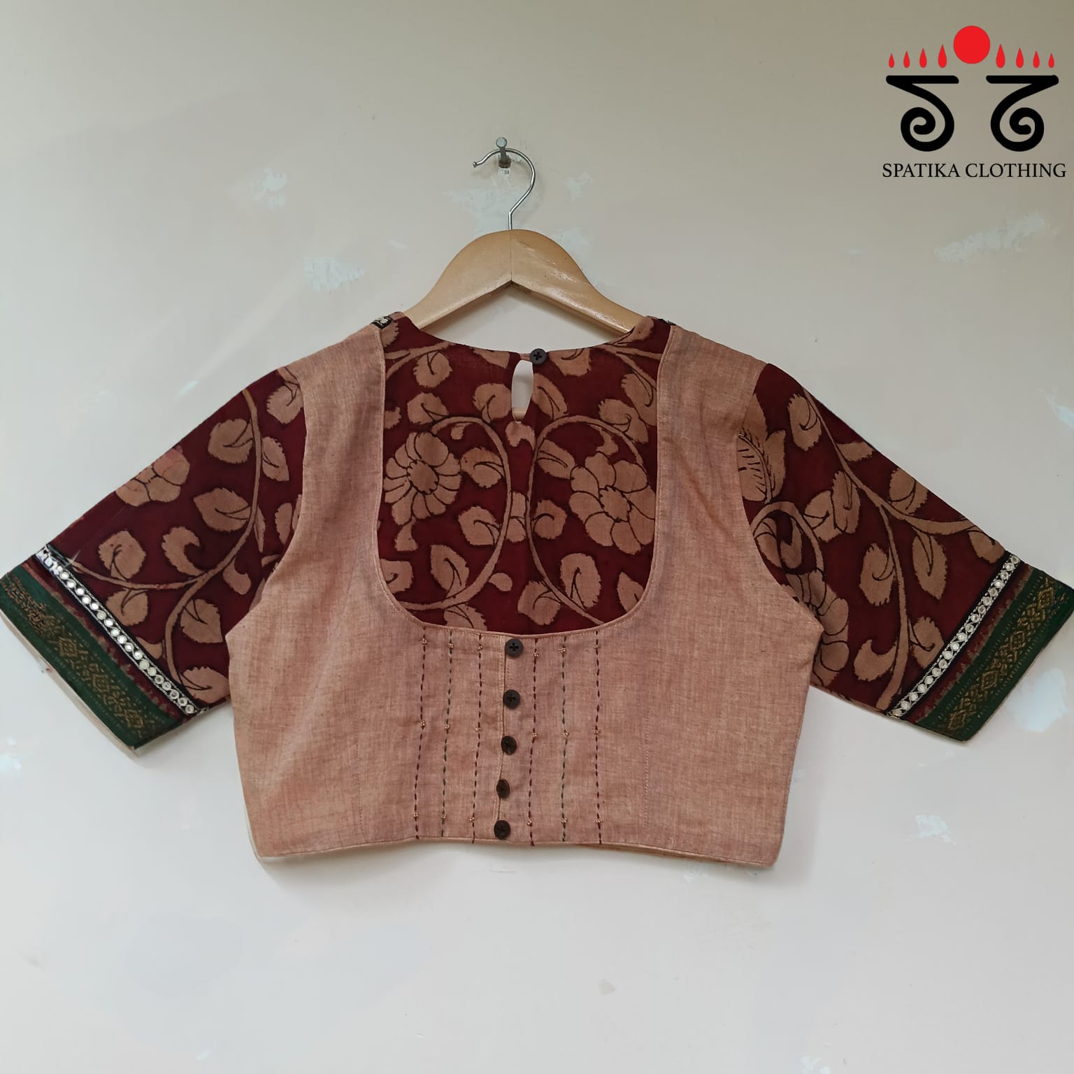 The Kalamkari Yoke Blouse