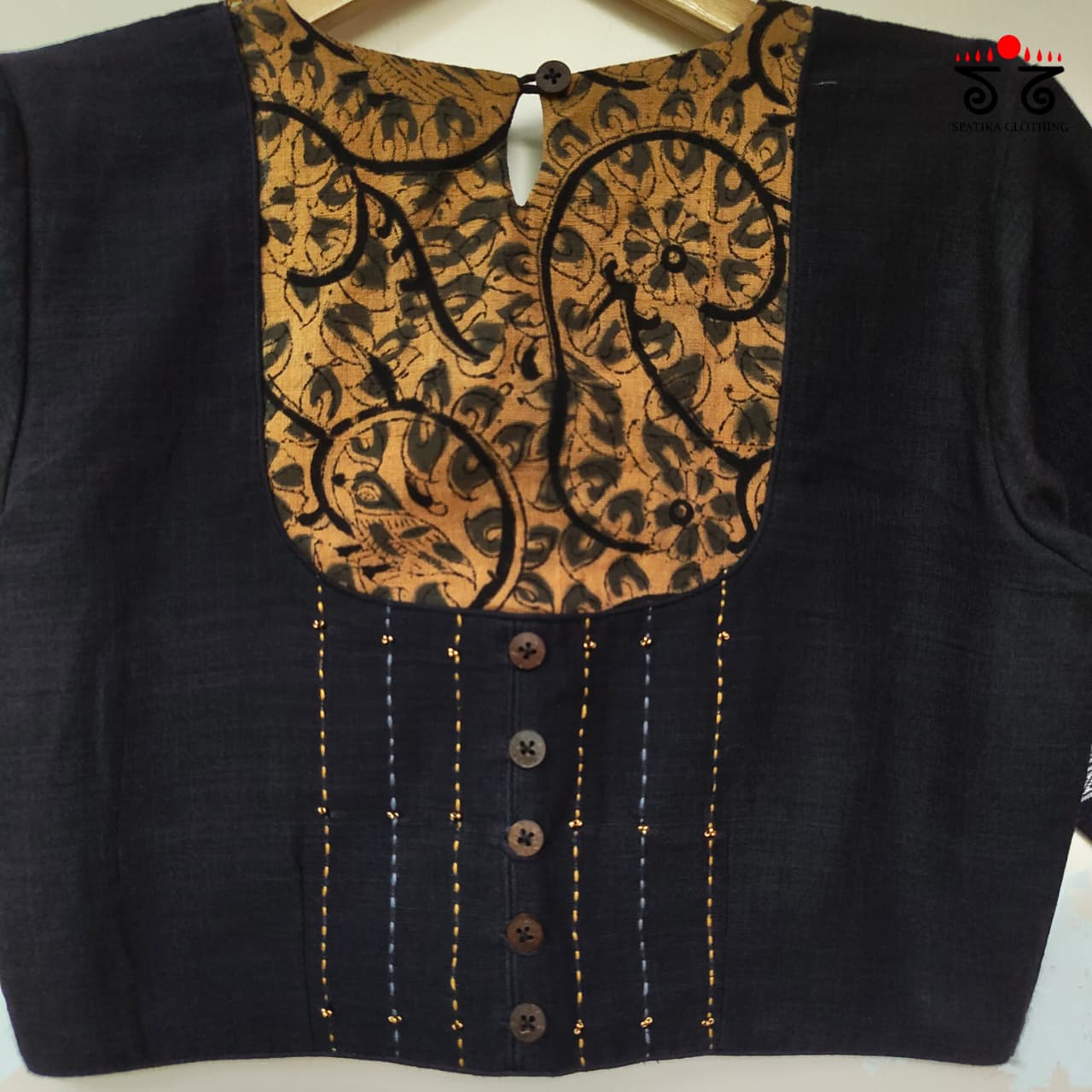 The Kalamkari Yoke Blouse