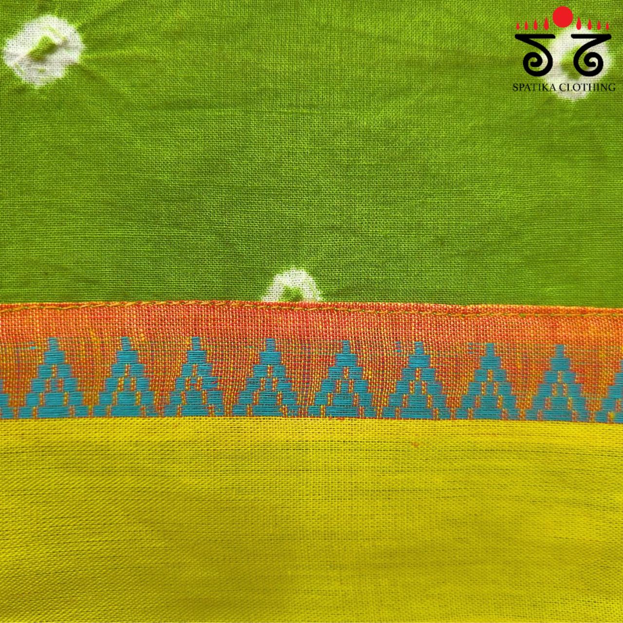 Andhra Handwoven Cotton Saree - Special Blouse