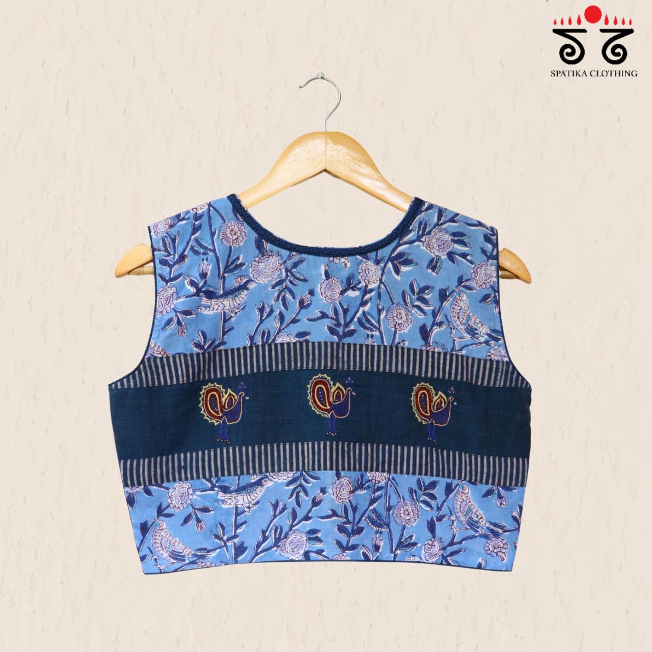 Bagru Morni - Handcrafted Blouse