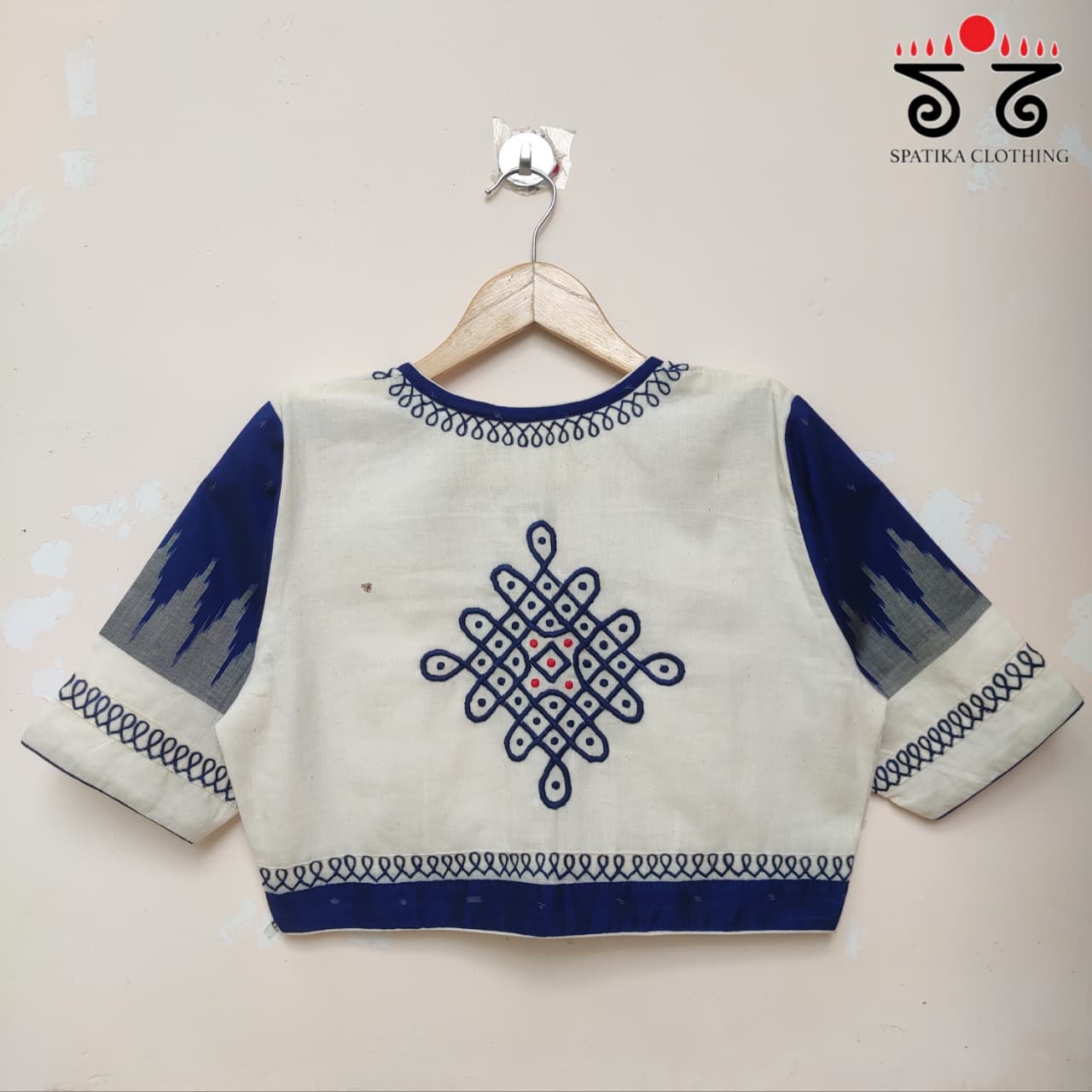 Ikat Kolam- Handcrafted Blouse