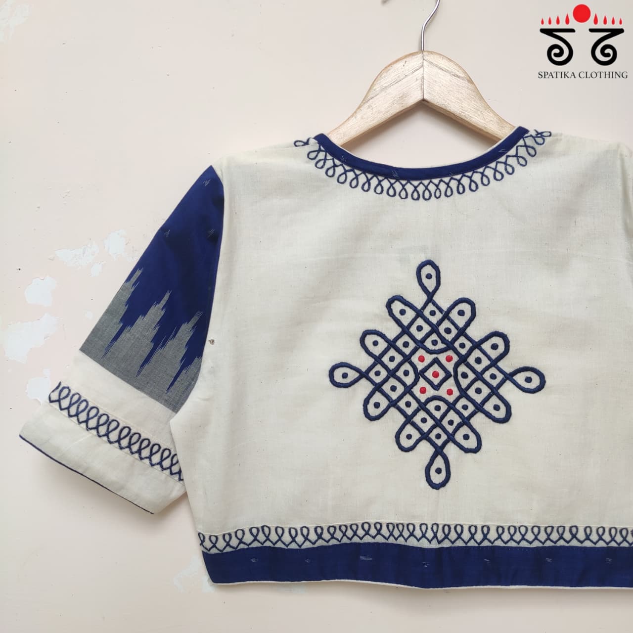 Ikat Kolam- Handcrafted Blouse