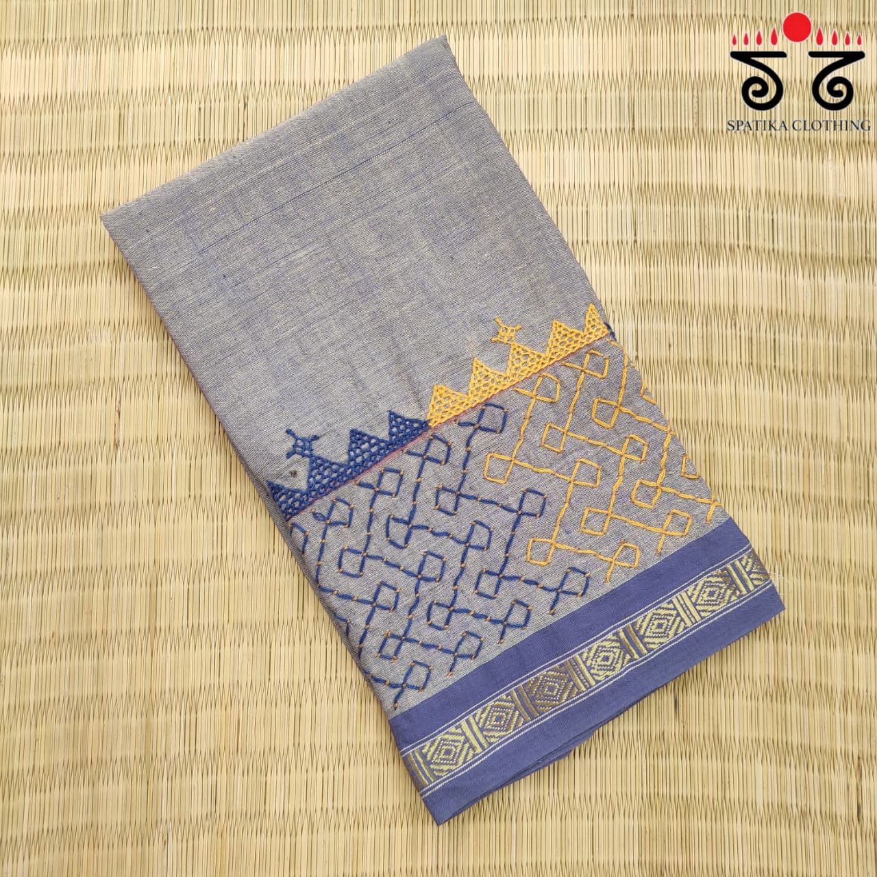 Lambani Handembroidery on Ponduru Blouse Fabric