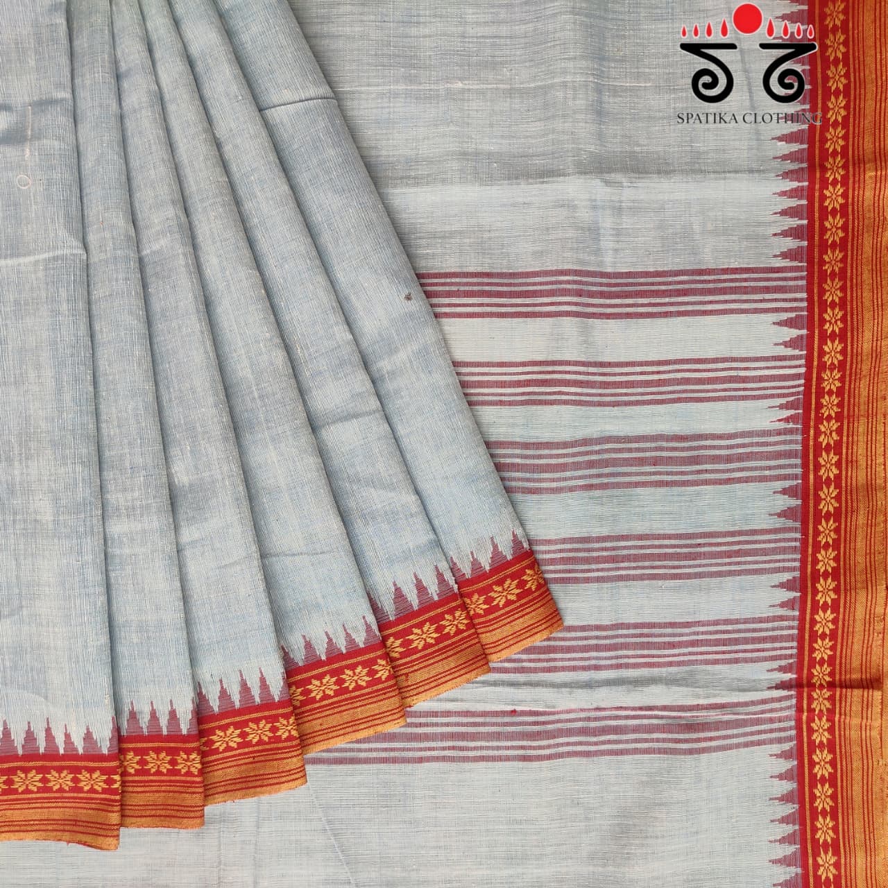 Ponduru Handspun Cotton Saree
