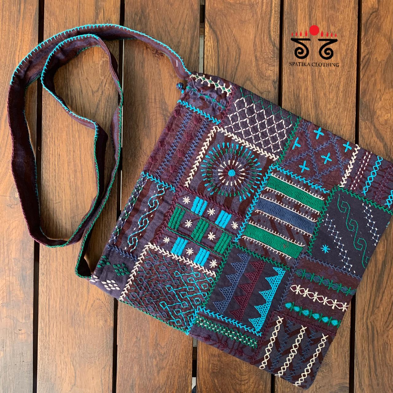 Hand Embroidered Sling Bag