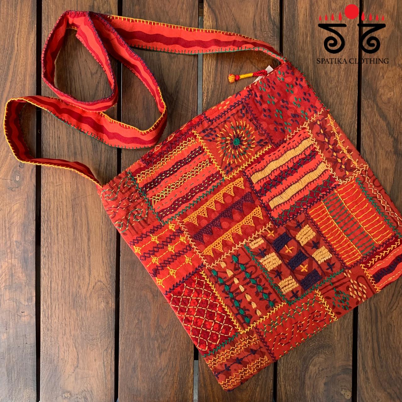 Hand Embroidered Sling Bag