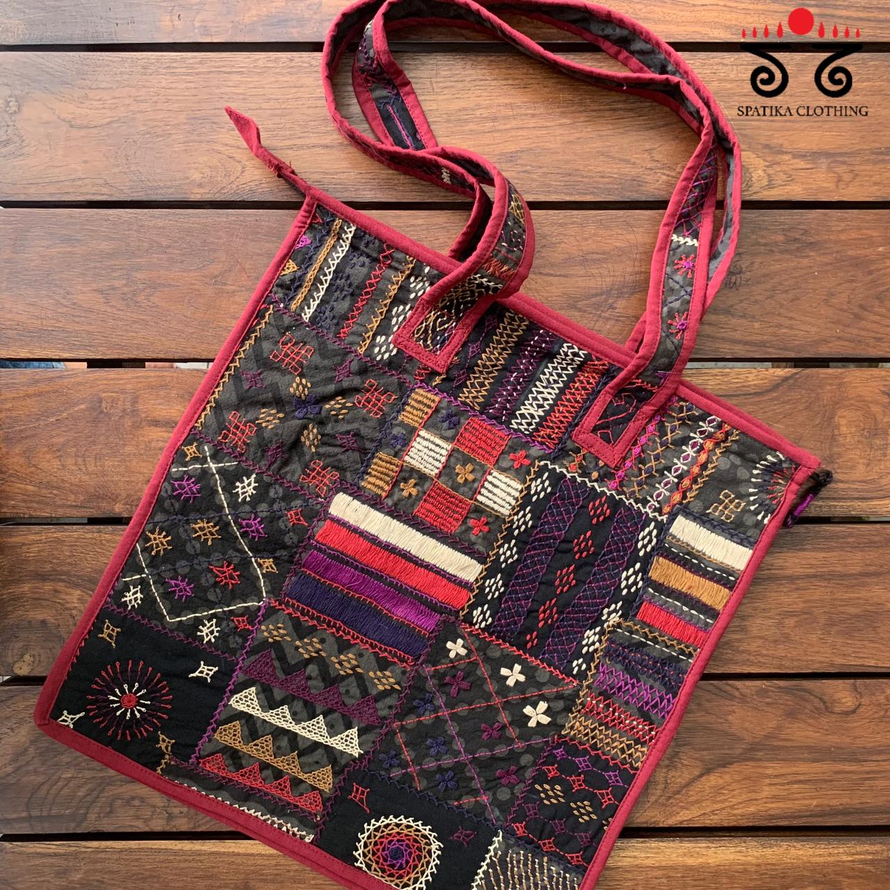 Hand Embroidered Hand Bag
