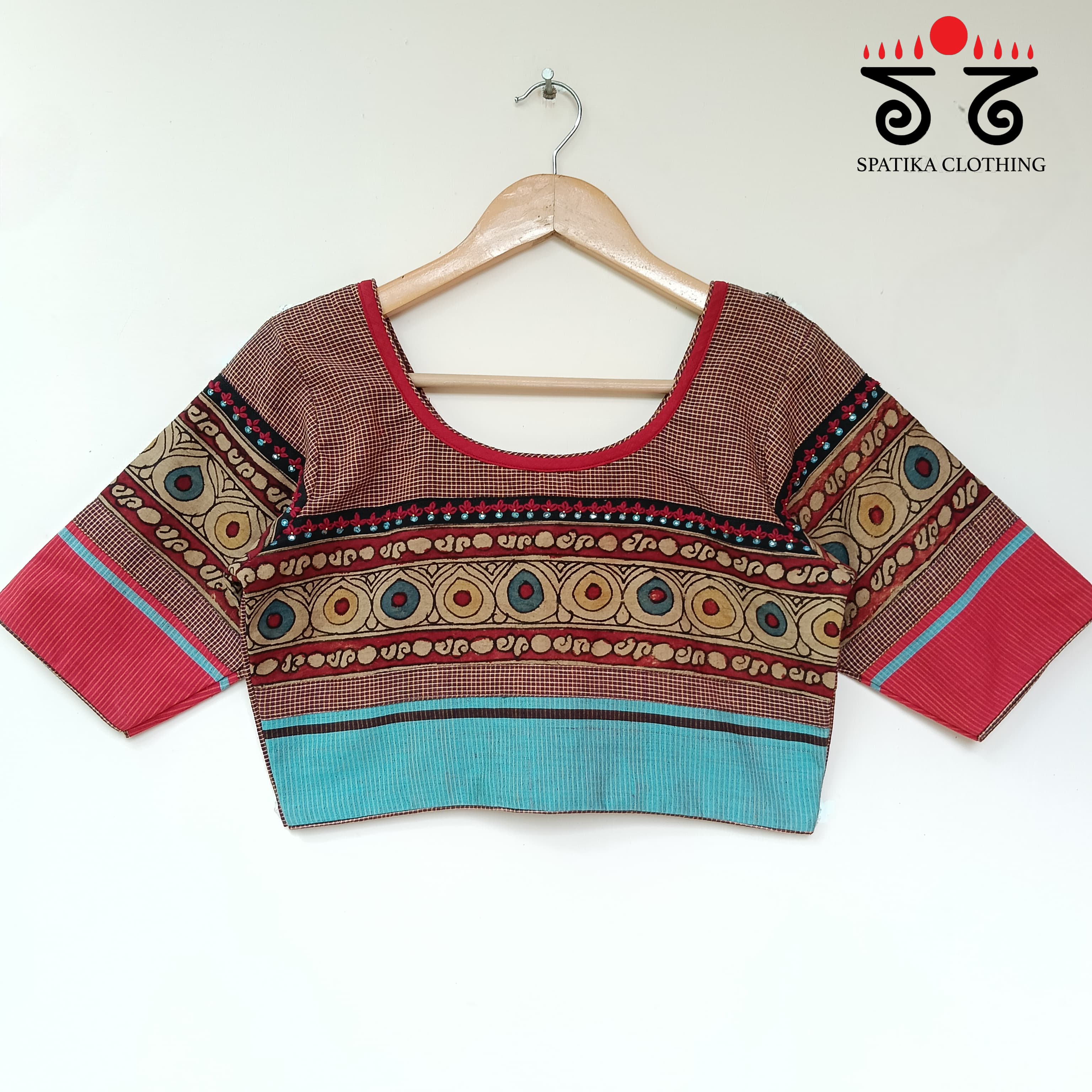 The Boondh - Pen Kalamkari Blouse