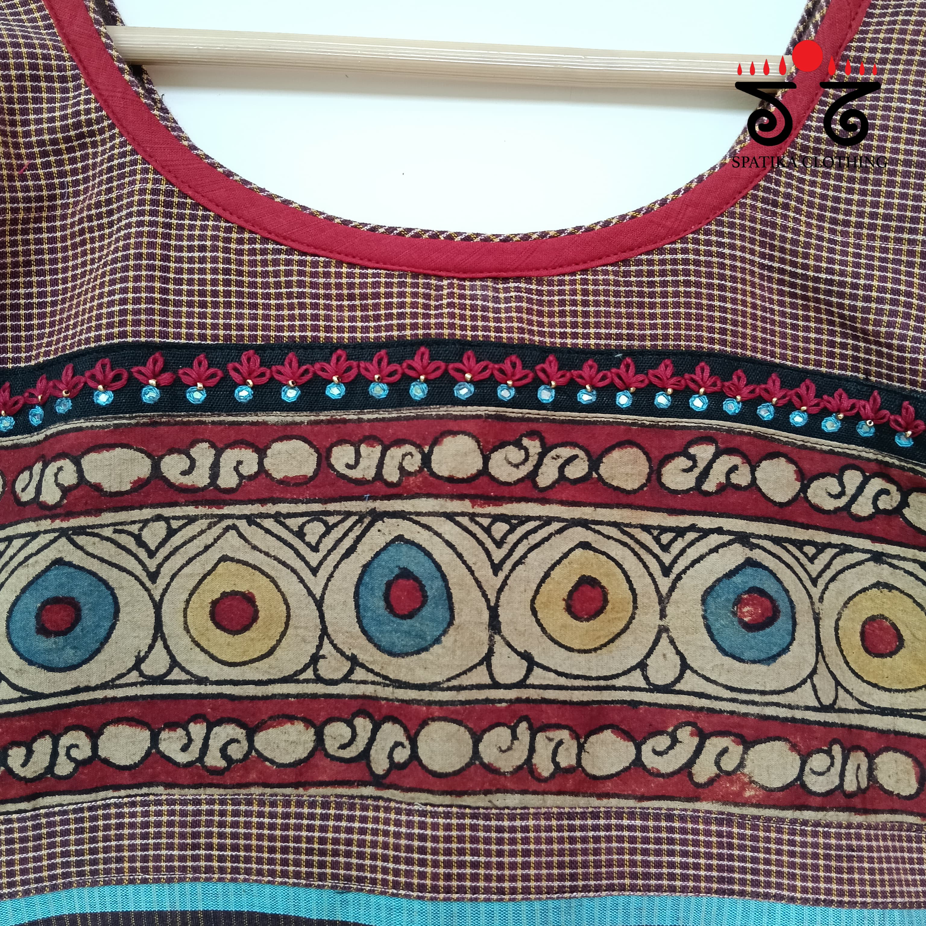 The Boondh - Pen Kalamkari Blouse