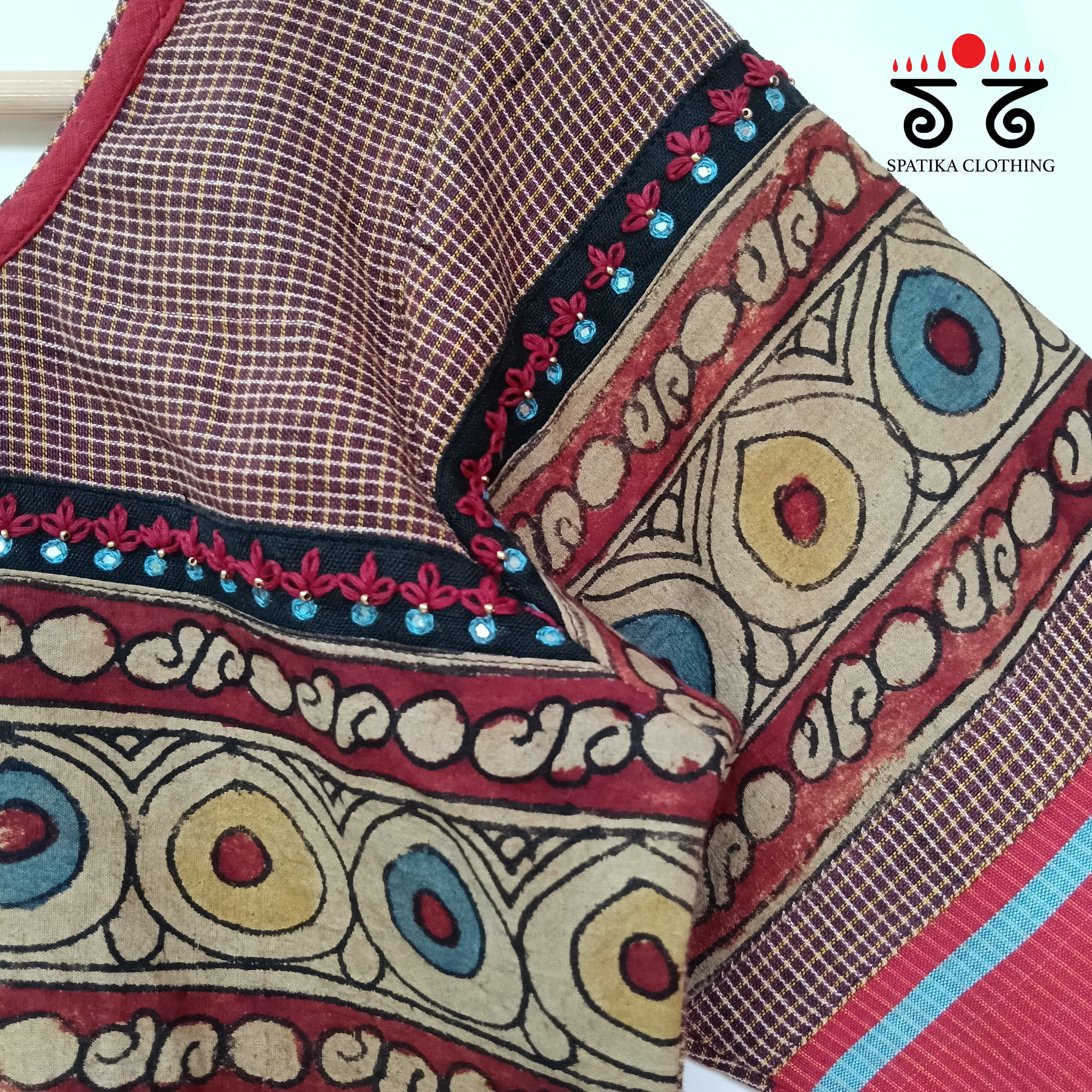 The Boondh - Pen Kalamkari Blouse