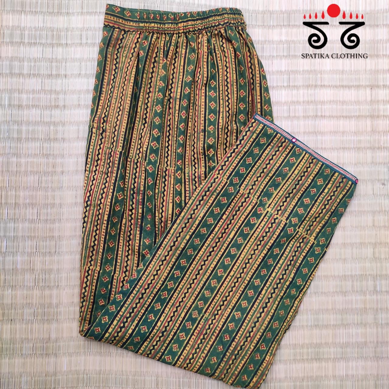 Ajrak Co-ord Set - Green!