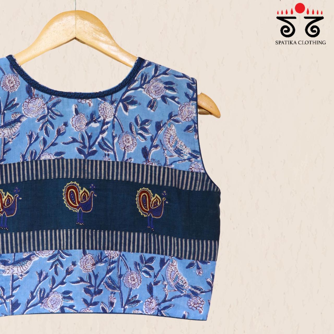 Bagru Morni - Handcrafted Blouse