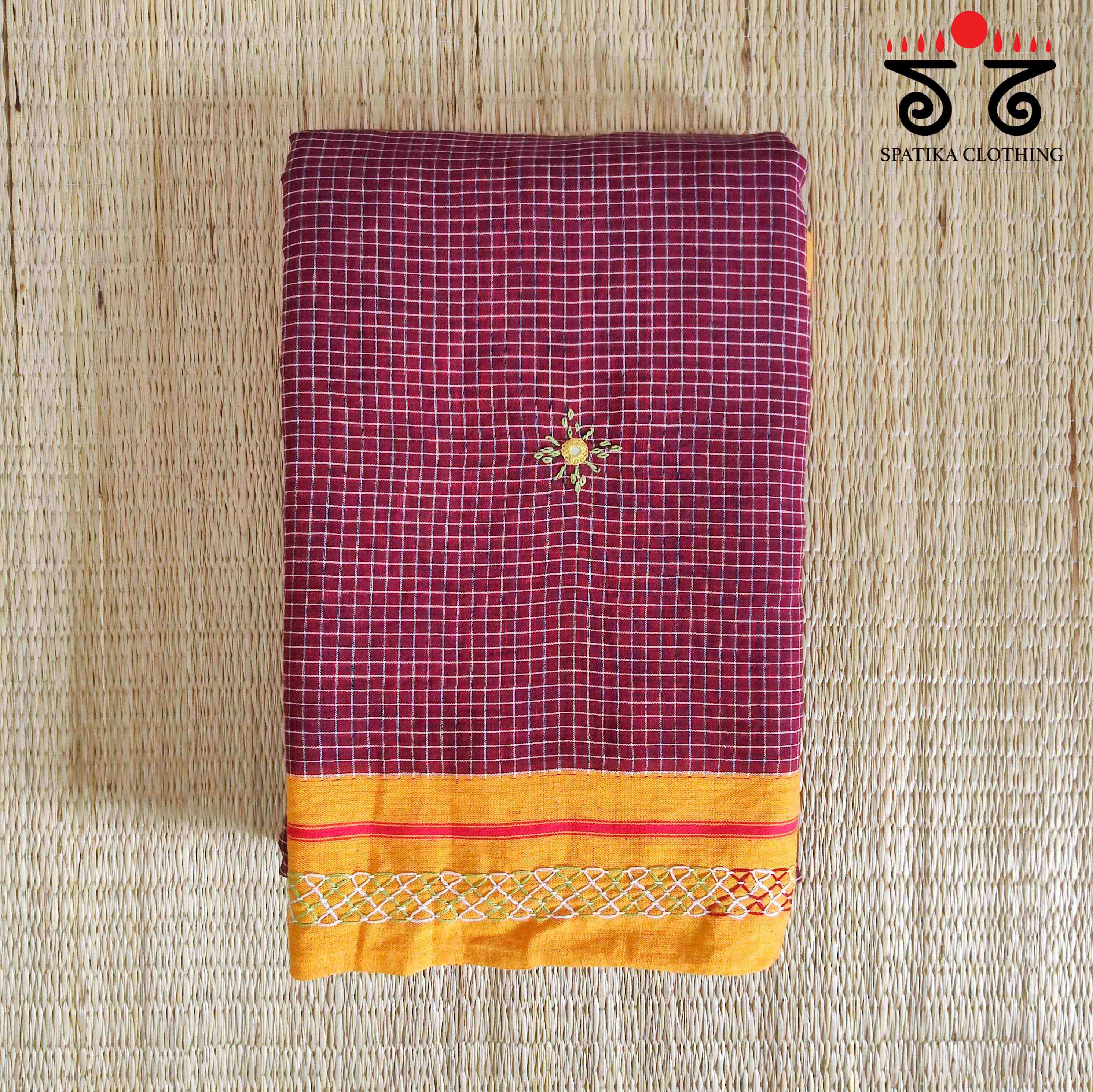 Lambani Handembroidery Patteda Anchu Saree