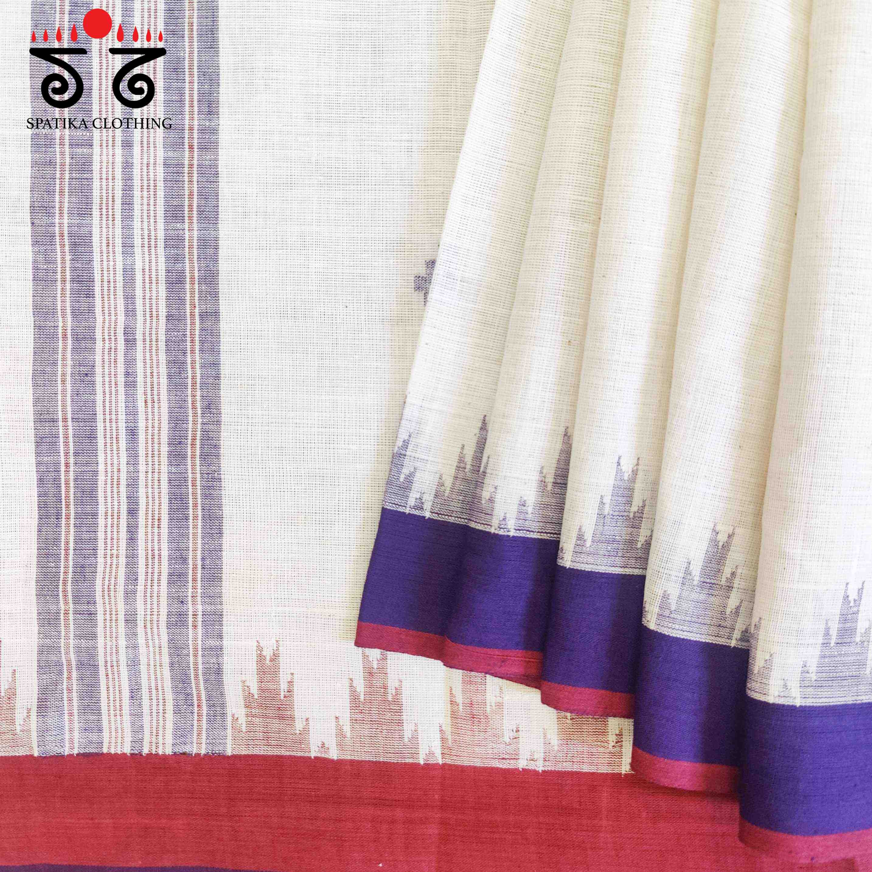 Ponduru Handspun Cotton Saree