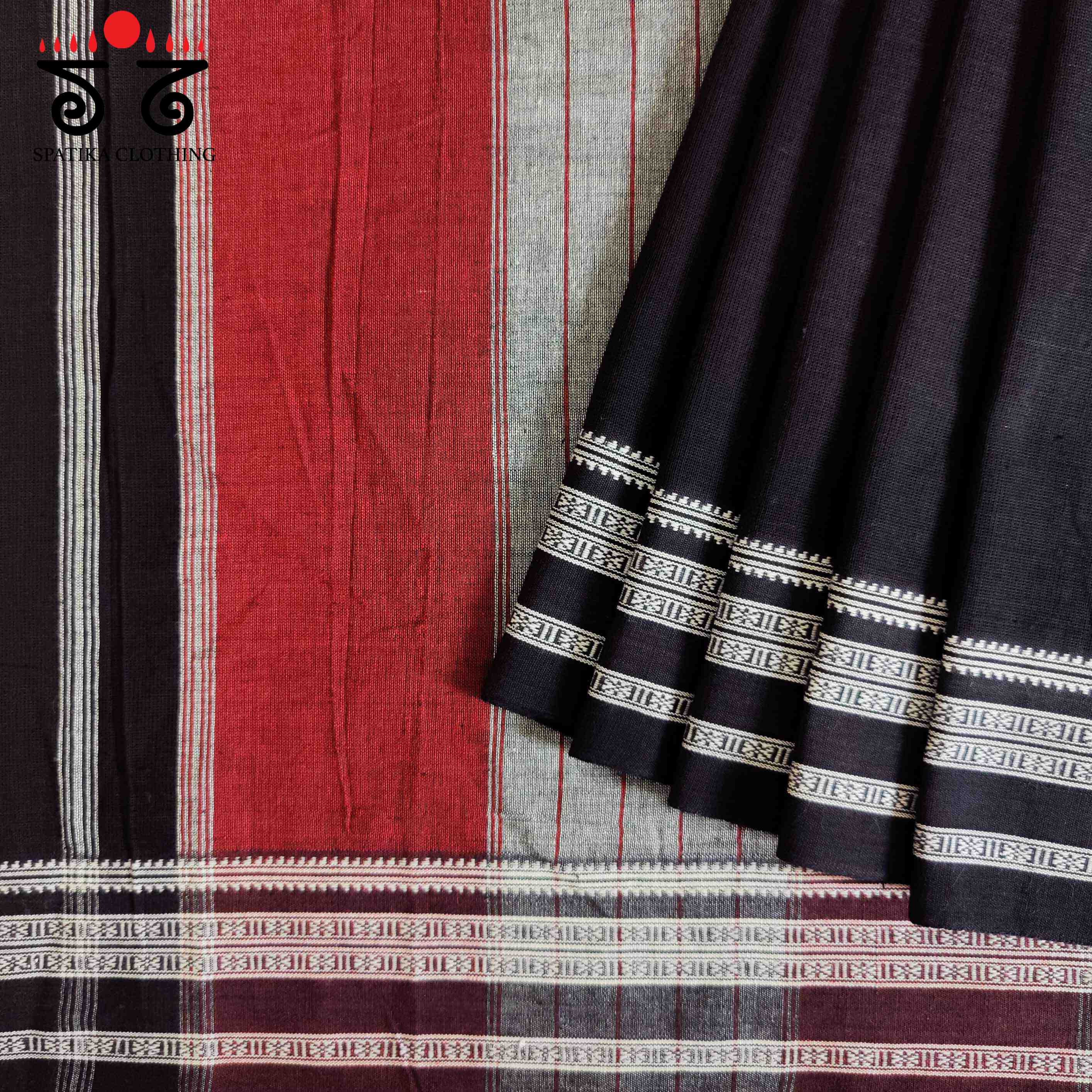 Ilkal Handwoven Cotton Saree - Pen Kalamkari Blouse